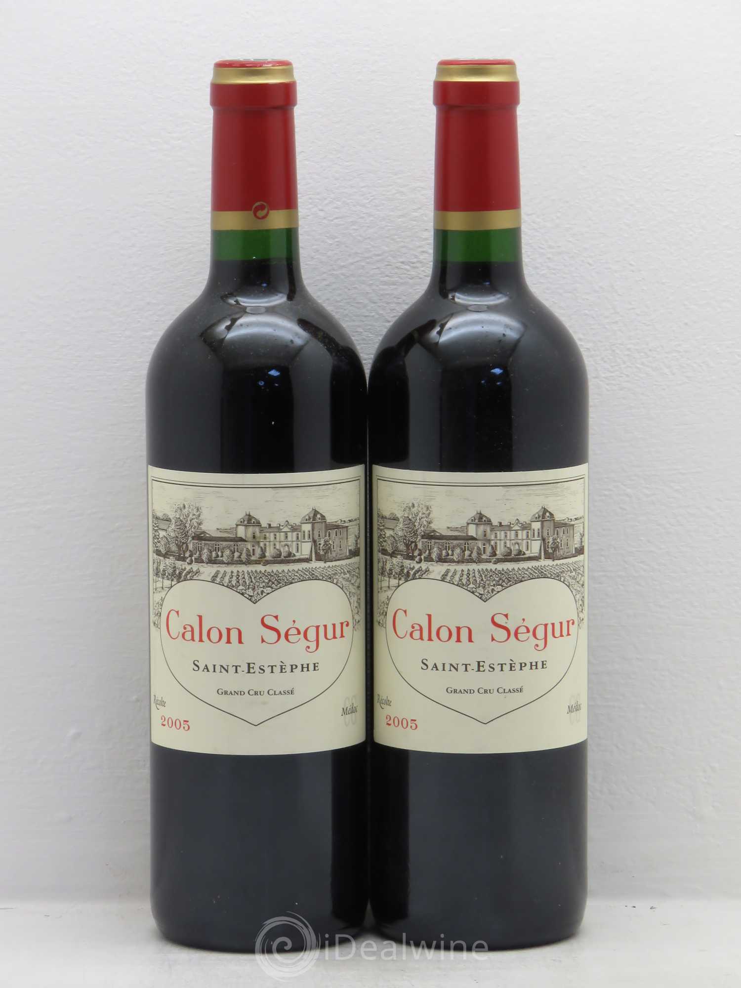 Château Calon Ségur 3ème Grand Cru Classé 2005 - Lot de 2 bouteilles - 0