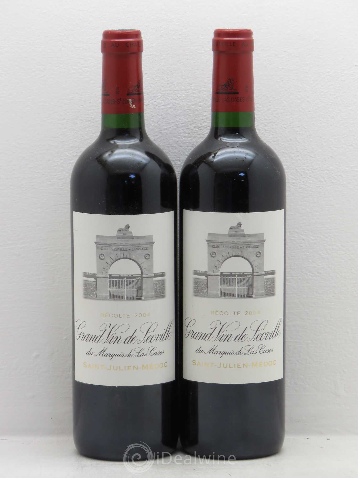 Château Léoville Las Cases 2ème Grand Cru Classé 2004 - Lot de 2 bouteilles - 0