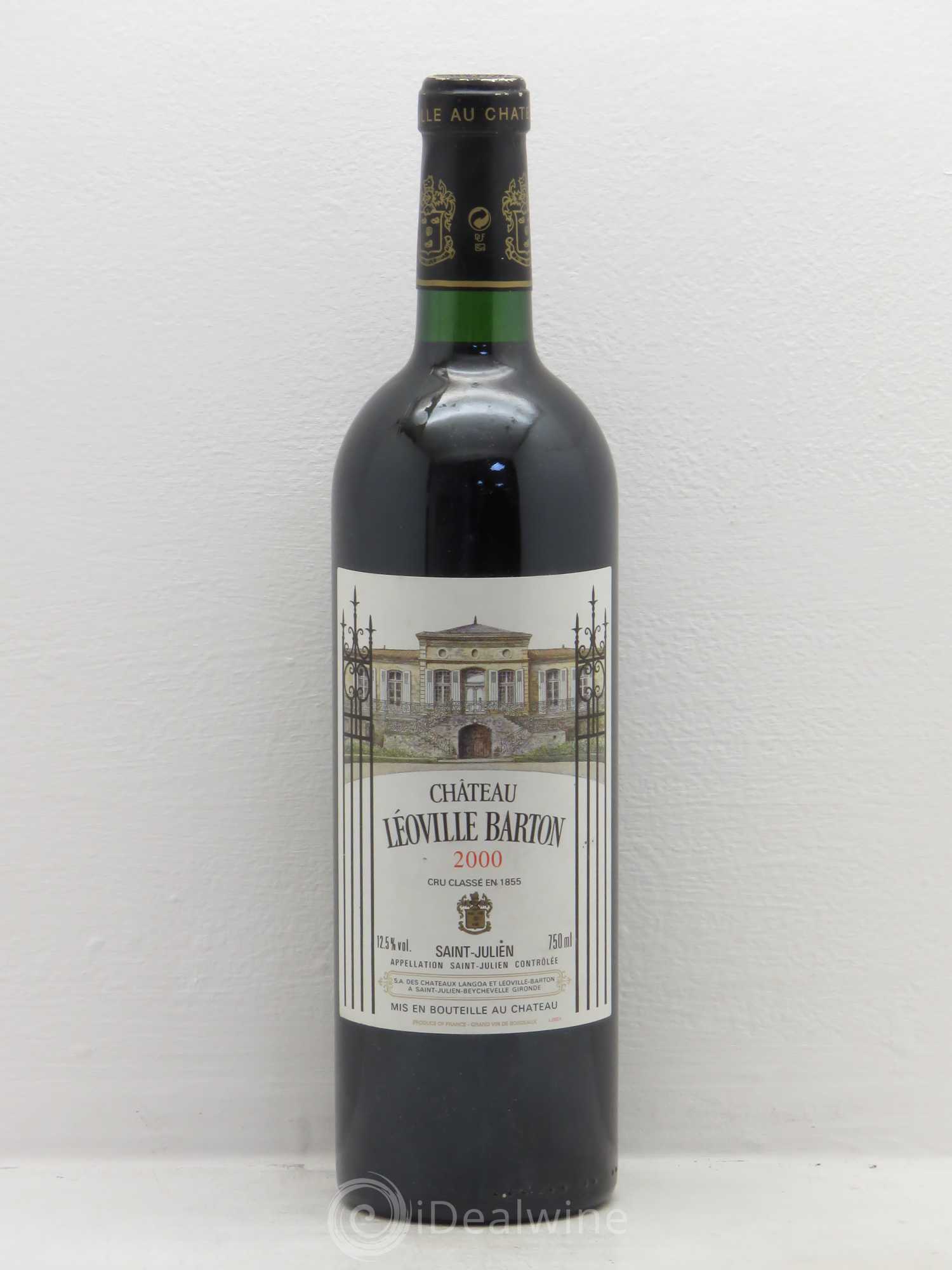 Château Léoville Barton 2ème Grand Cru Classé 2000 - Lot de 1 bouteille - 0