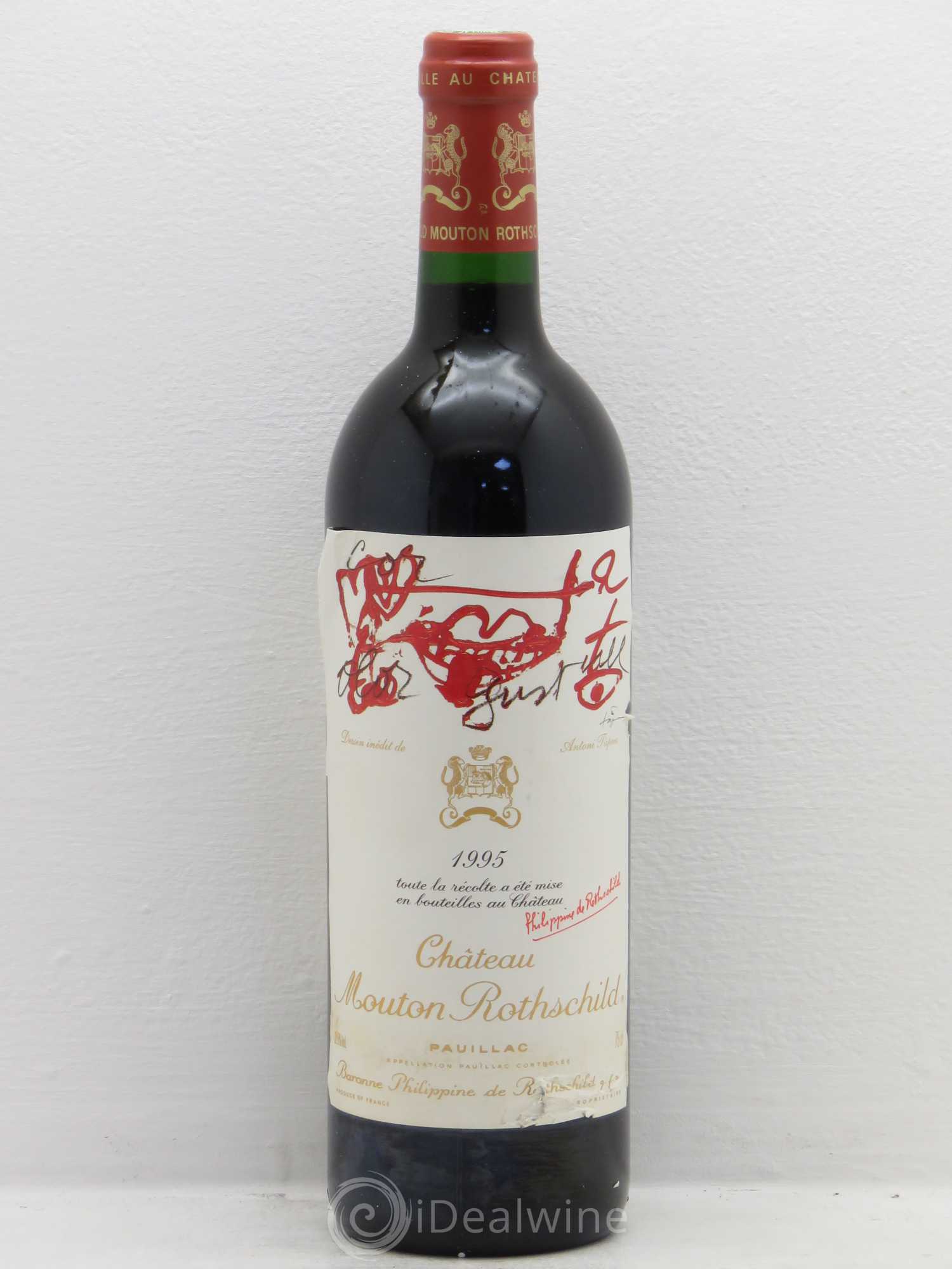 Château Mouton Rothschild 1er Grand Cru Classé 1995 - Lot de 1 bouteille - 0