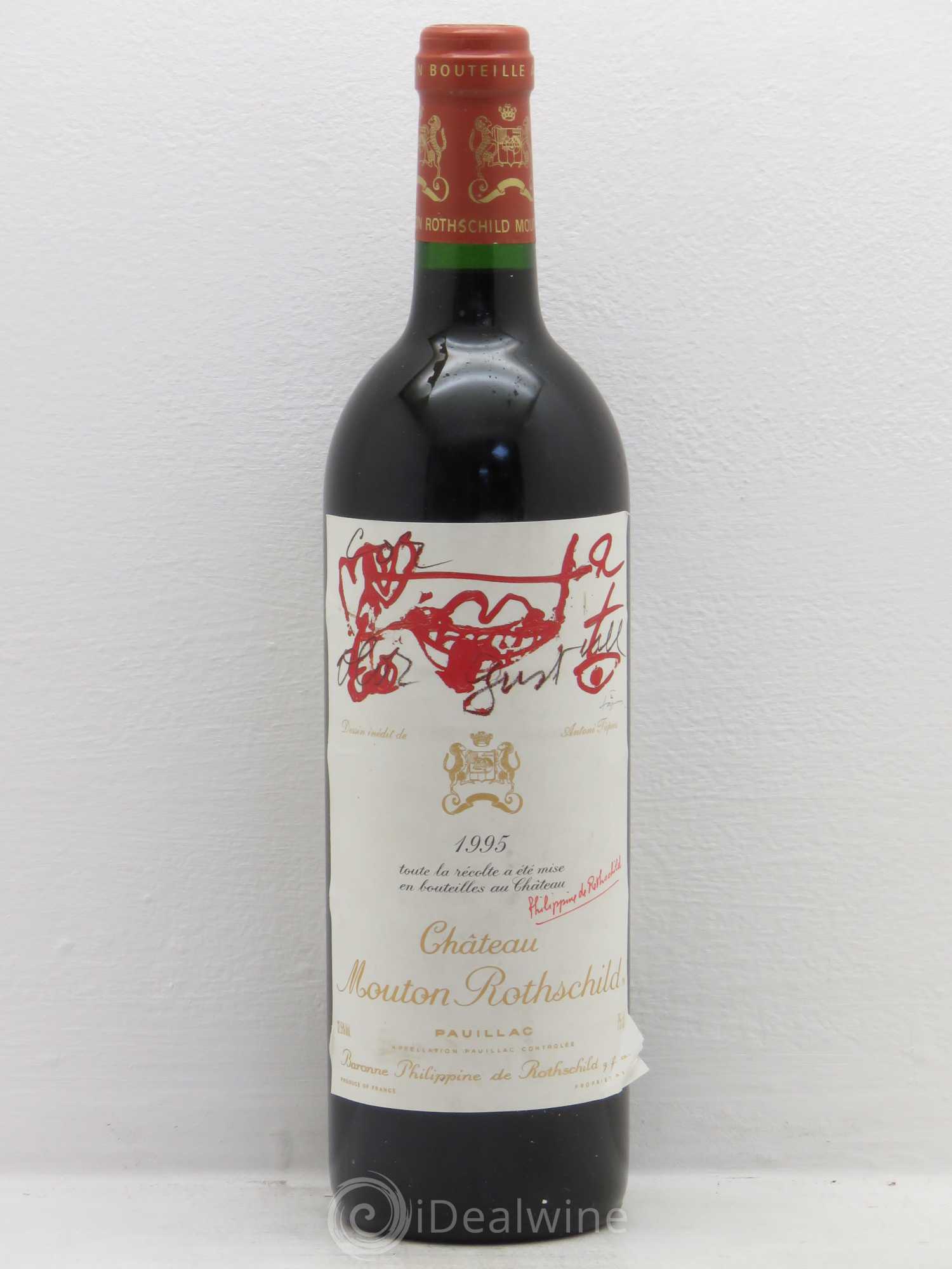 Château Mouton Rothschild 1er Grand Cru Classé 1995 - Lot de 1 bouteille - 0
