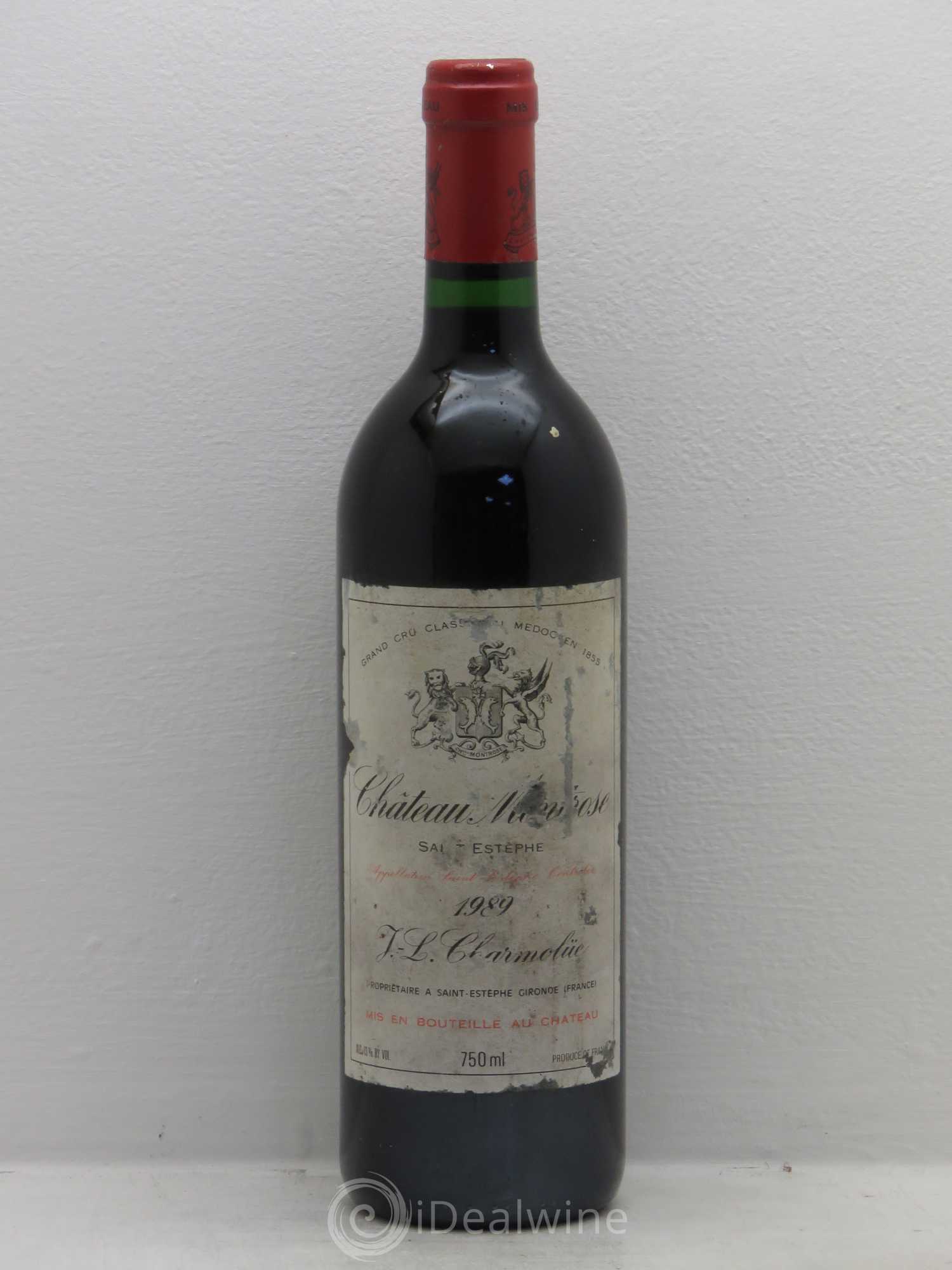 Château Montrose 2ème Grand Cru Classé 1989 - Lot de 1 bouteille - 0