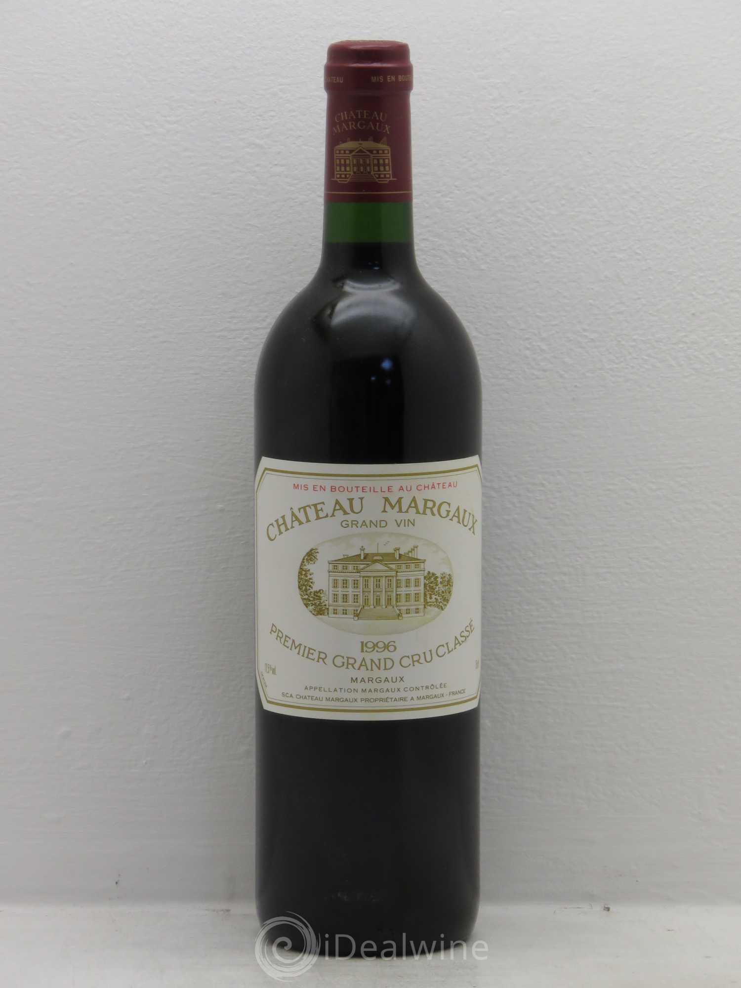 Château Margaux 1er Grand Cru Classé 1996 - Lot de 1 bouteille - 0