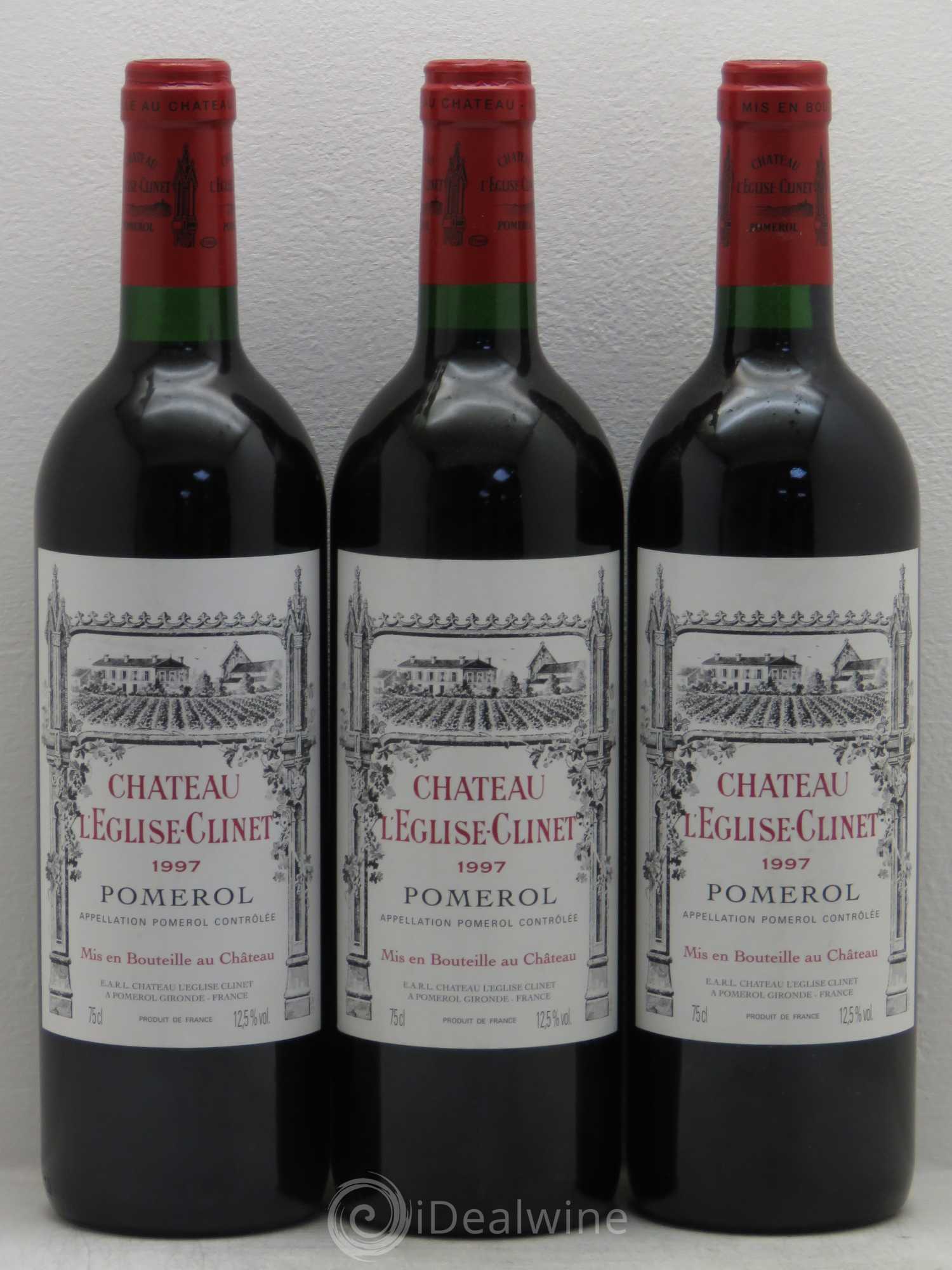 Château l' Église Clinet 1997 - Lot de 3 bouteilles - 0