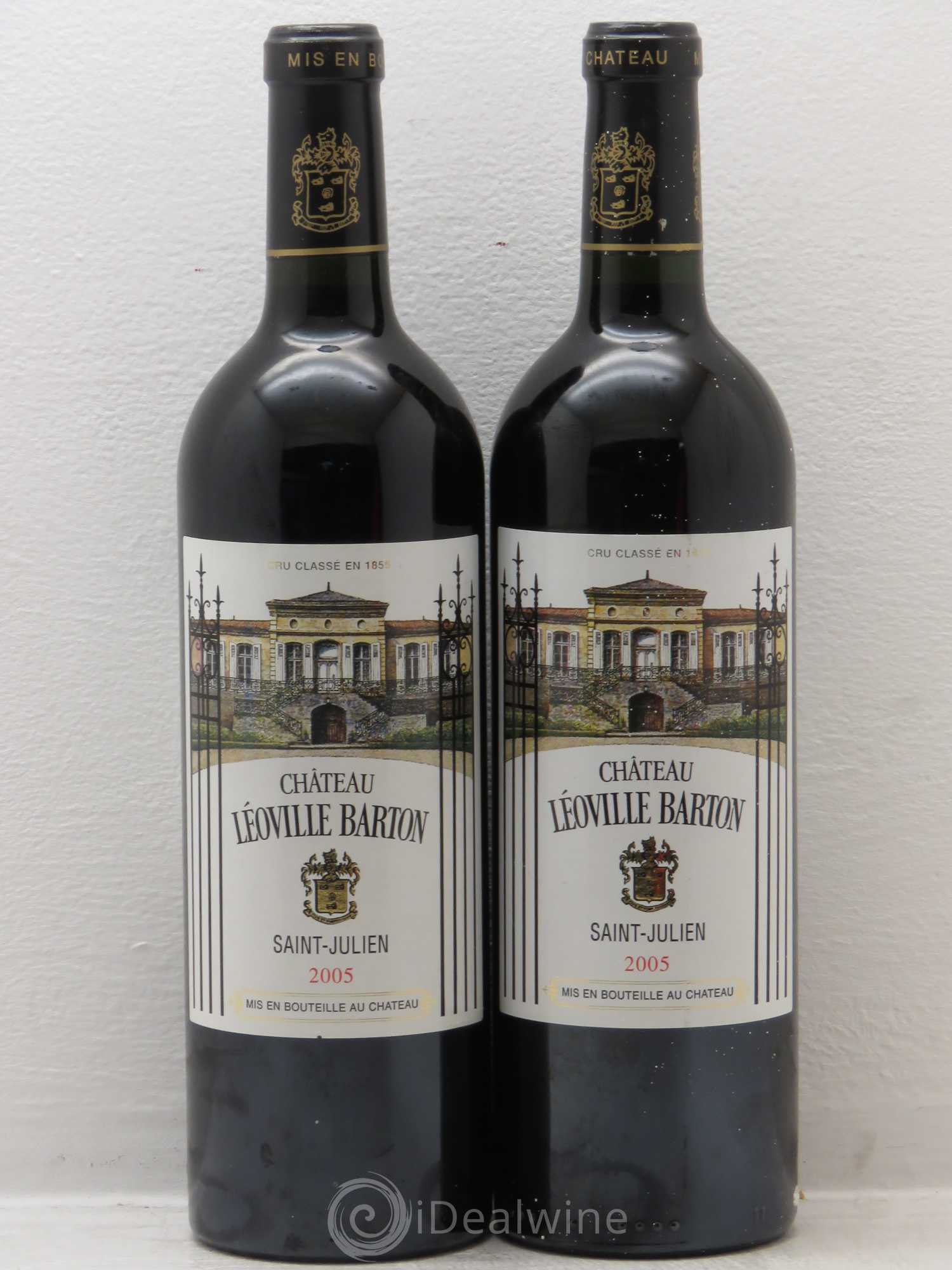 Château Léoville Barton 2ème Grand Cru Classé 2005 - Lot de 2 bouteilles - 0