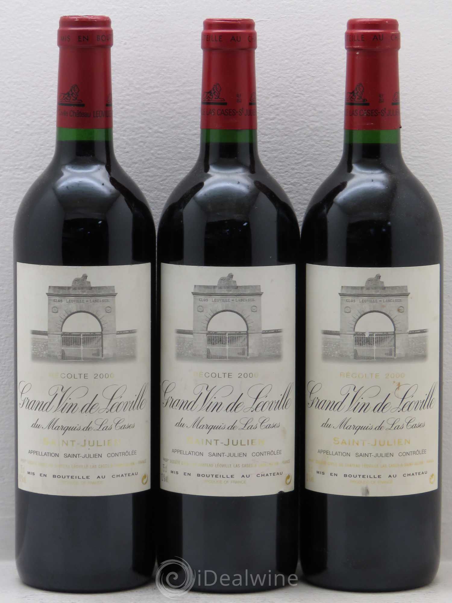 Château Léoville Las Cases 2ème Grand Cru Classé 2000 - Lot de 6 bouteilles - 1