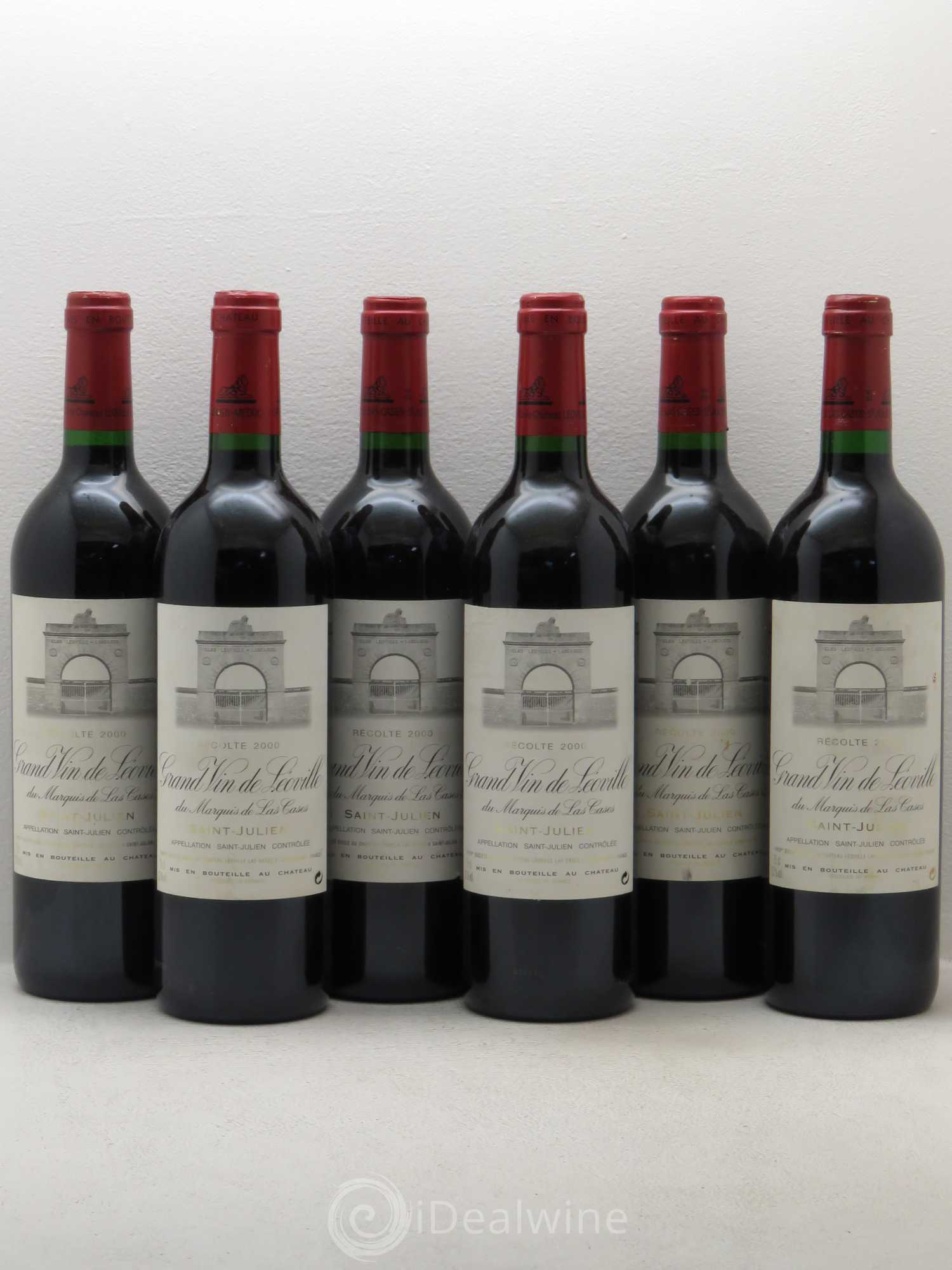 Château Léoville Las Cases 2ème Grand Cru Classé 2000 - Lot de 6 bouteilles - 0