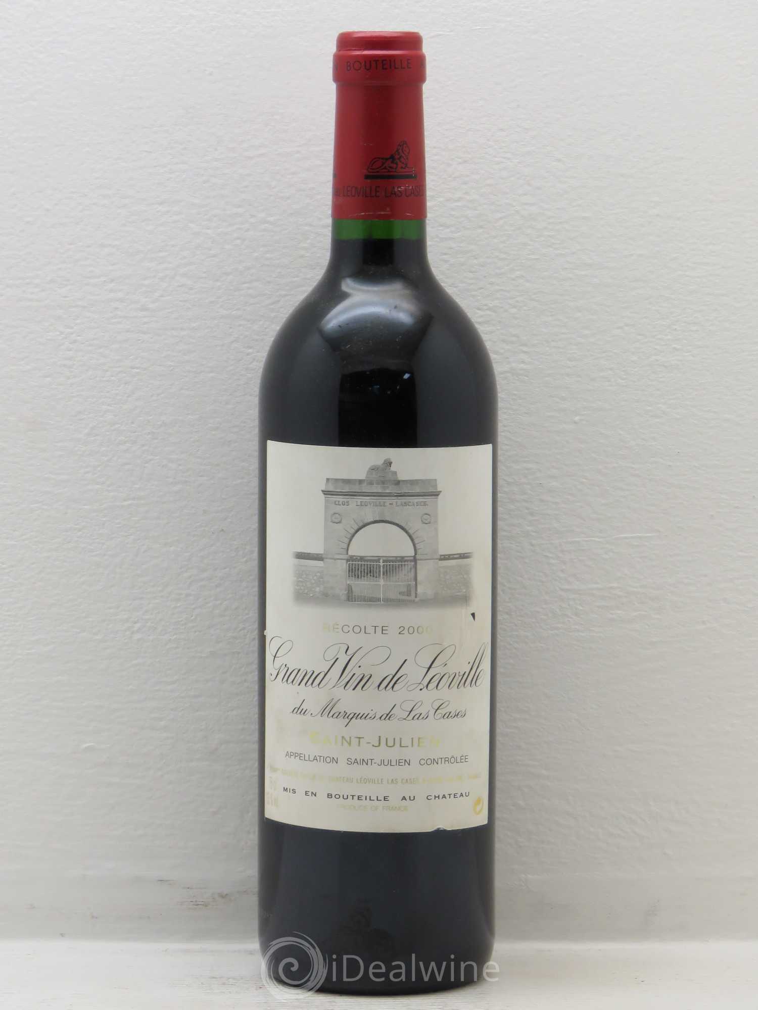 Château Léoville Las Cases 2ème Grand Cru Classé 2000 - Lot de 1 bouteille - 0