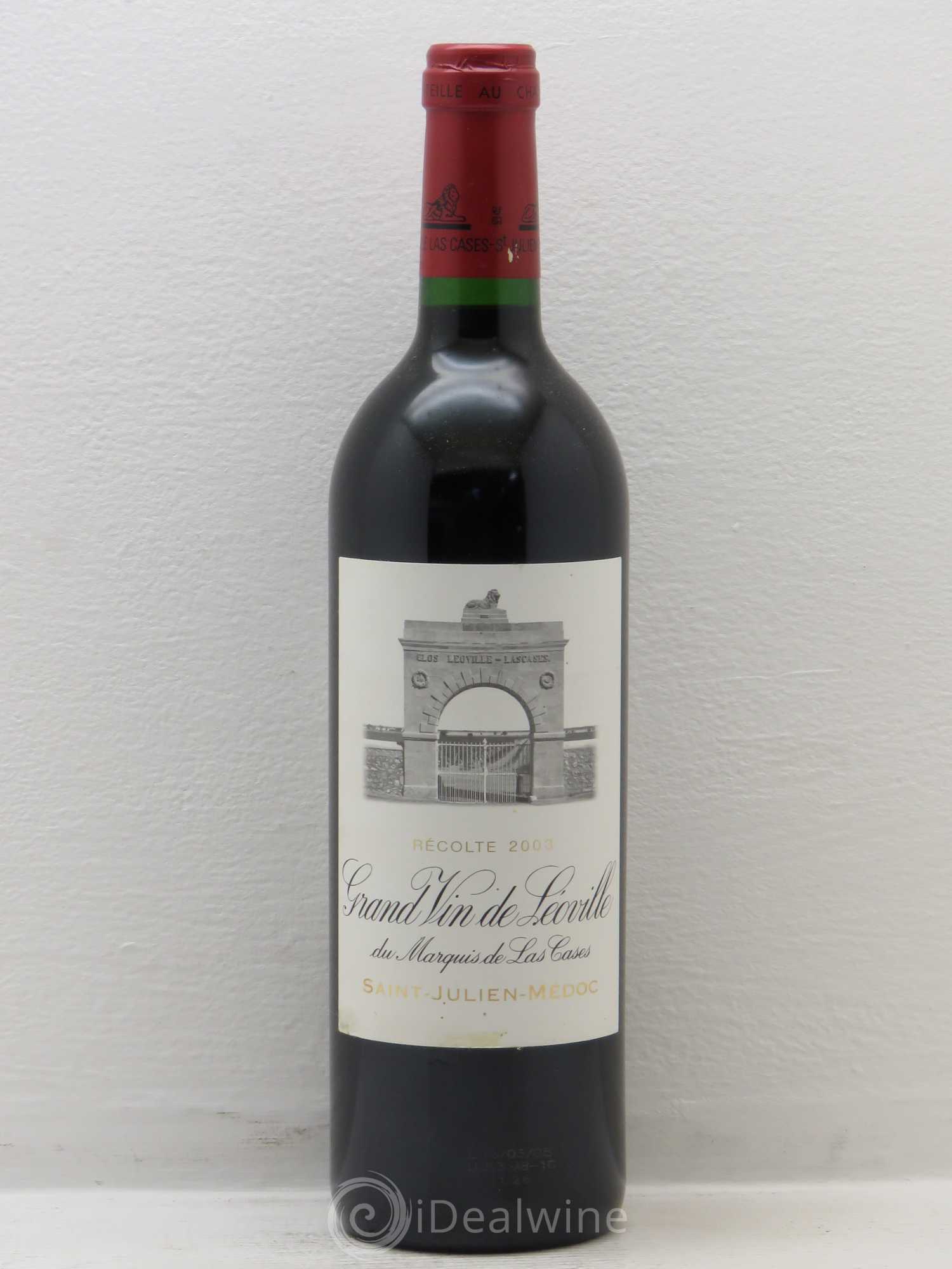 Château Léoville Las Cases 2ème Grand Cru Classé 2003 - Lot de 1 bouteille - 0