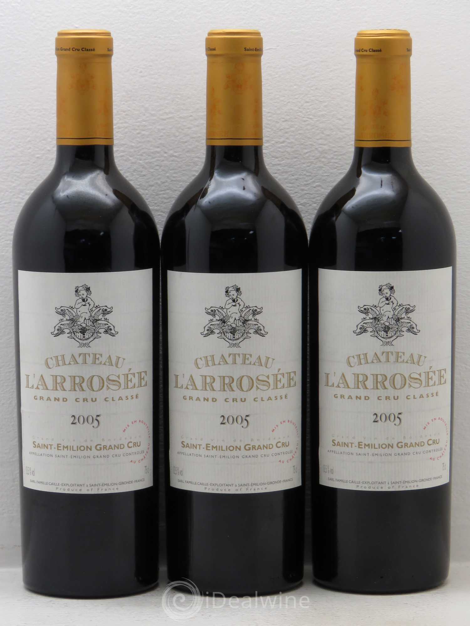Château l' Arrosée Grand Cru Classé 2005 - Lot de 6 bouteilles - 2