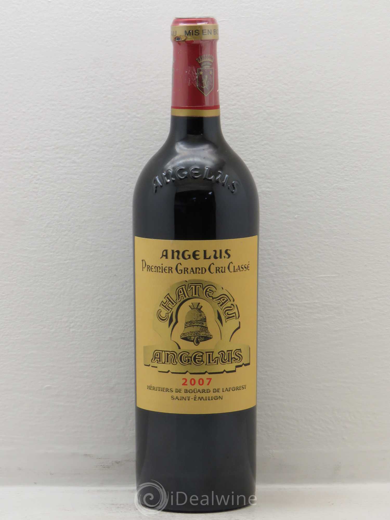 Château Angélus 1er Grand Cru Classé A 2007 - Lot de 1 bouteille - 0
