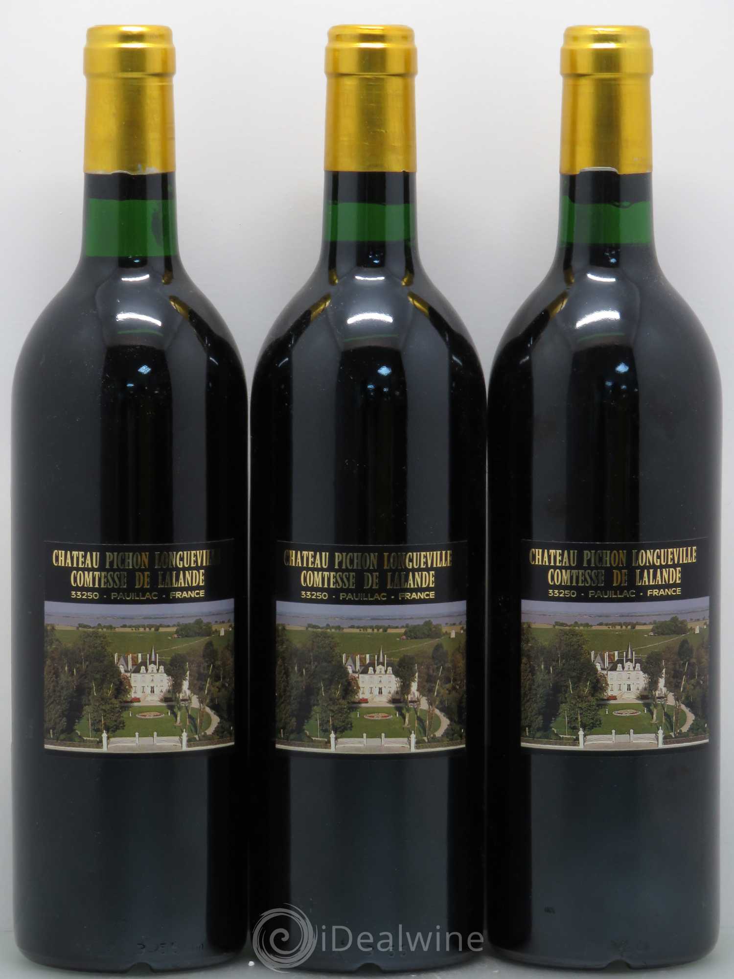 Château Pichon Longueville Comtesse de Lalande 2ème Grand Cru Classé 1989 - Lot de 3 bouteilles - 1