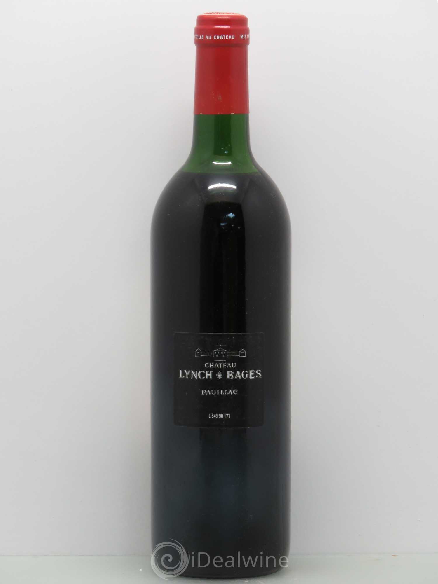 Château Lynch Bages 5ème Grand Cru Classé 1990 - Lot de 1 bouteille - 1