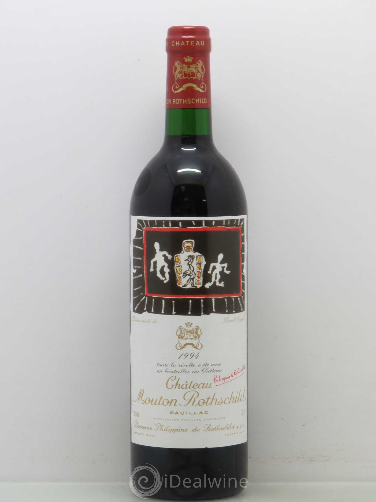 Château Mouton Rothschild 1er Grand Cru Classé 1994 - Lot de 1 bouteille - 0