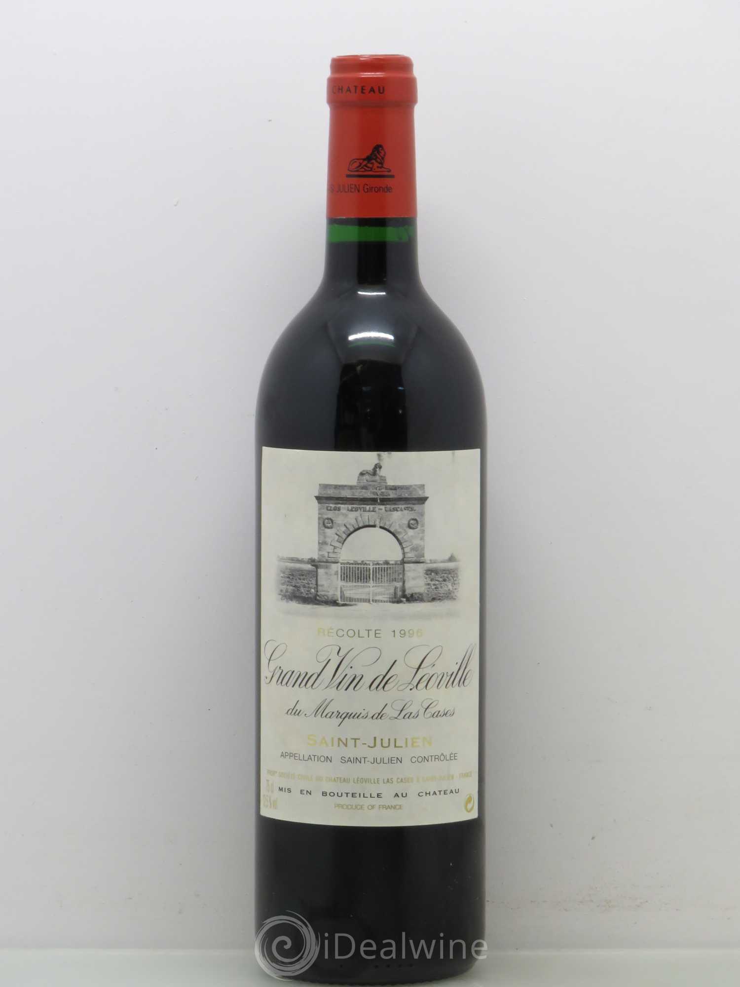 Château Léoville Las Cases 2ème Grand Cru Classé 1996 - Lot de 1 bouteille - 0