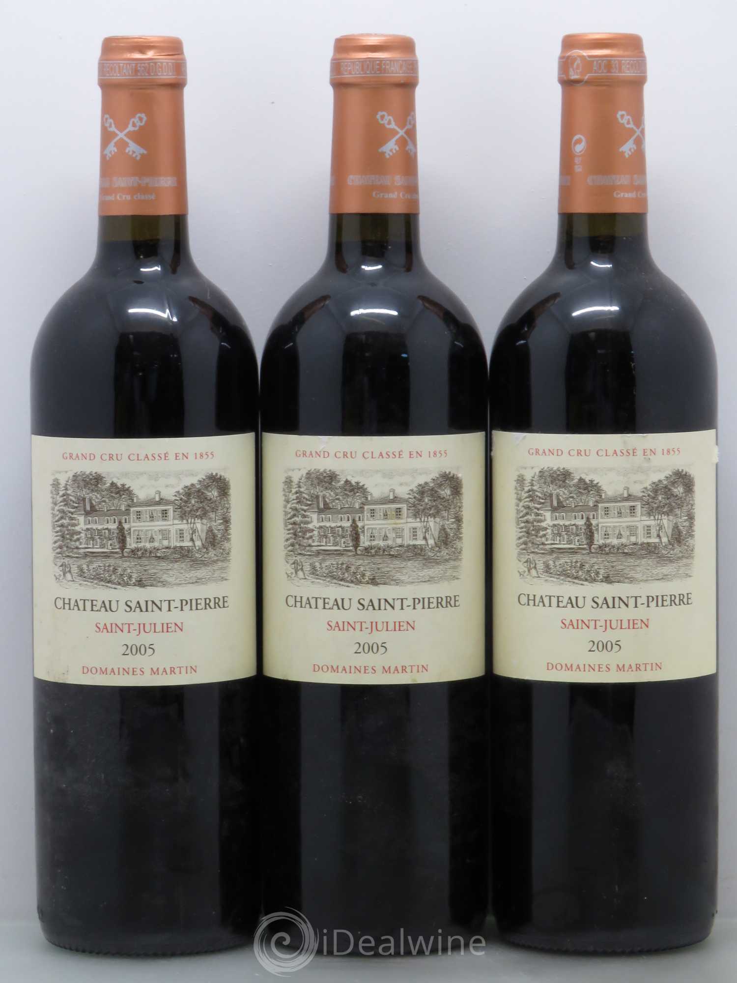 Château Saint-Pierre 4ème Grand Cru Classé 2005 - Lot de 6 bouteilles - 2