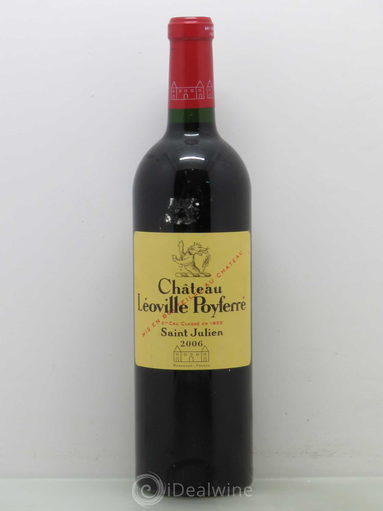 Château Léoville Poyferré 2ème Grand Cru Classé 2006 - Lot de 1 bouteille - 0