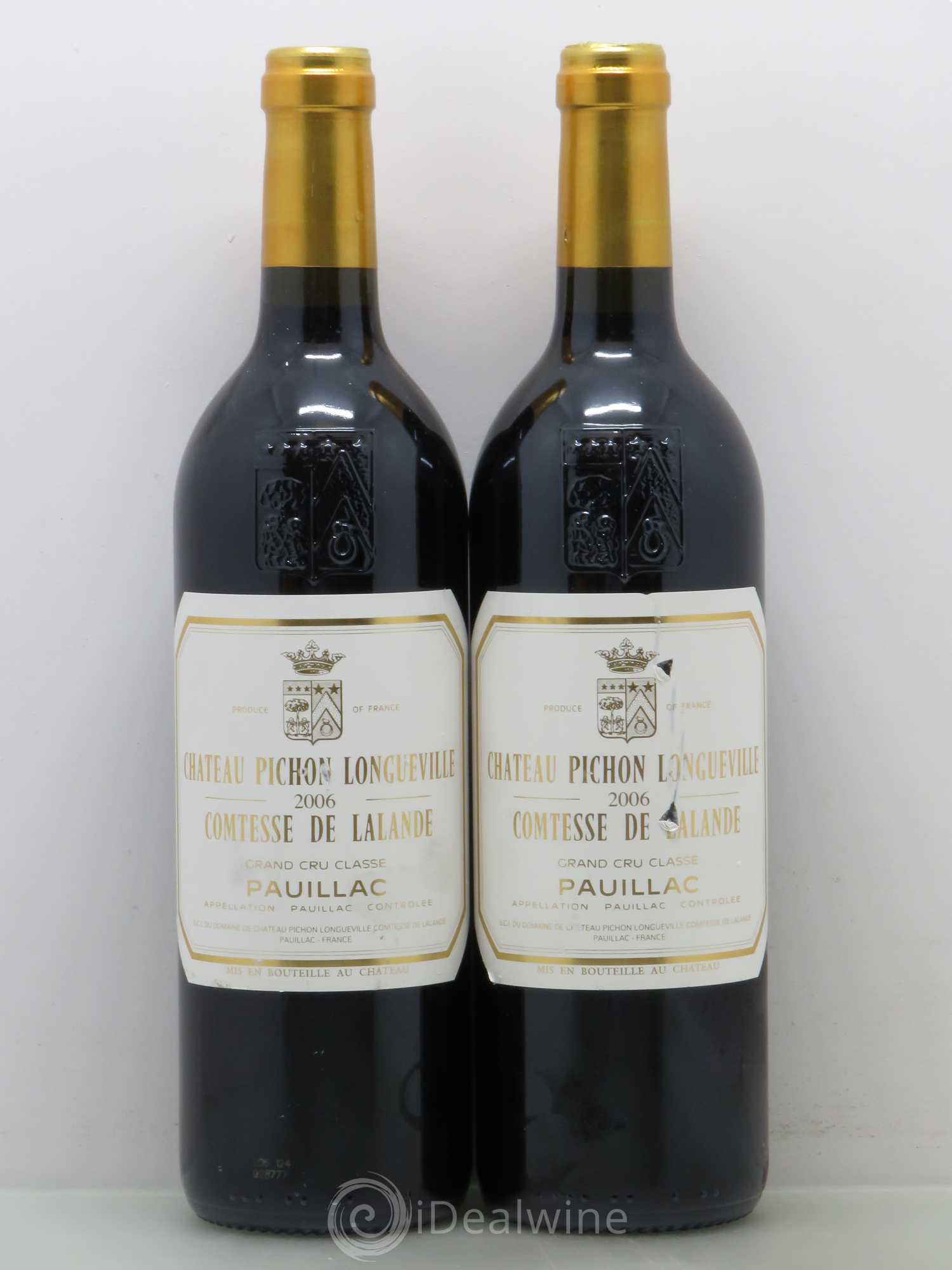 Château Pichon Longueville Comtesse de Lalande 2ème Grand Cru Classé 2006 - Lot de 2 bouteilles - 0