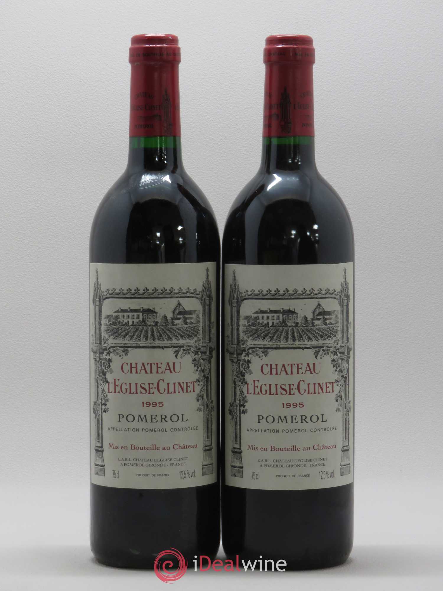 Château l' Église Clinet 1995 - Lot de 2 bouteilles - 0
