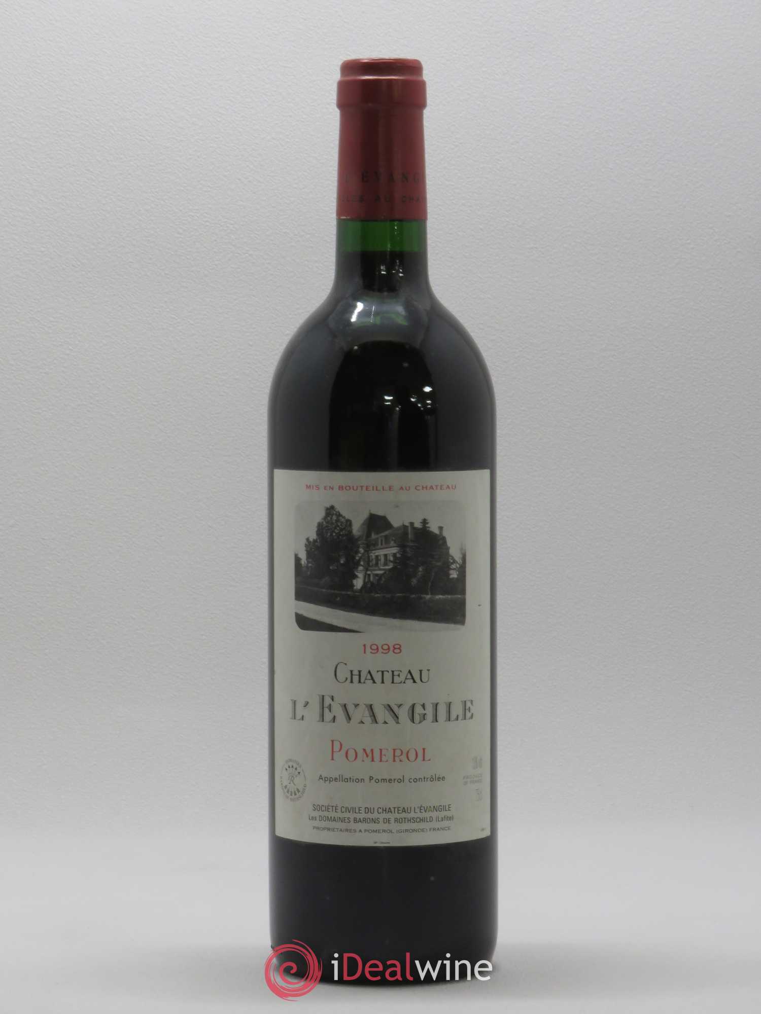 Château l' Évangile 1998 - Lot de 1 bouteille - 0
