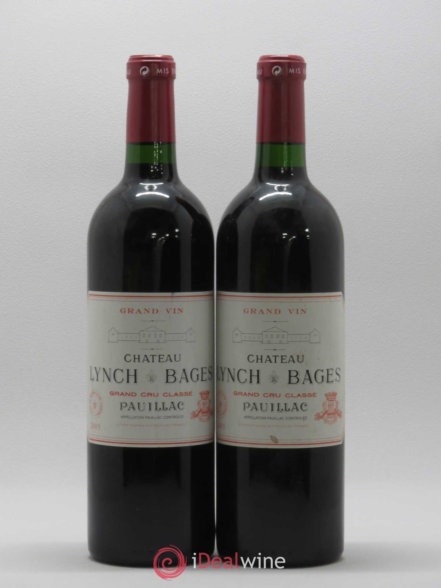 Château Lynch Bages 5ème Grand Cru Classé 2005 - Lot de 2 bouteilles - 0