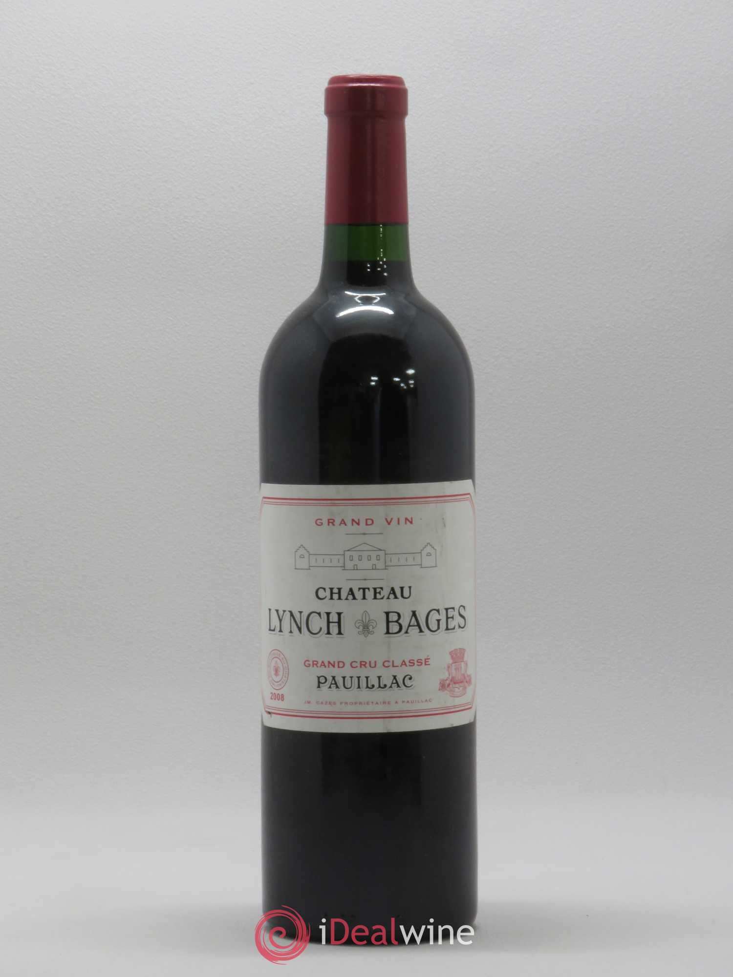 Château Lynch Bages 5ème Grand Cru Classé 2008 - Lot de 1 bouteille - 0