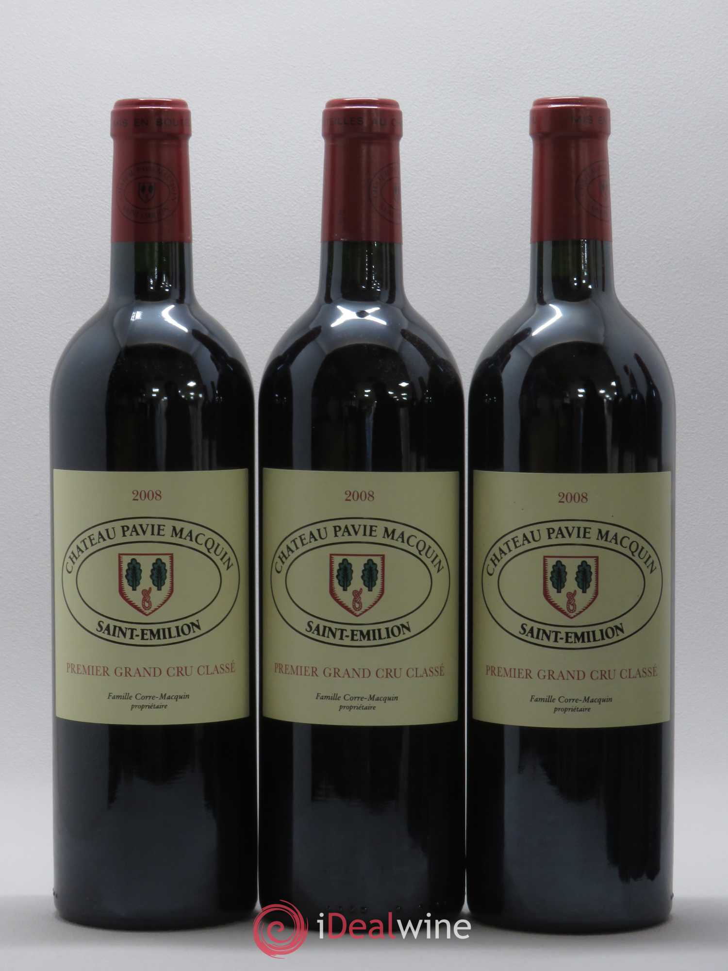 Château Pavie Macquin 1er Grand Cru Classé B 2008 - Lot de 6 bouteilles - 1