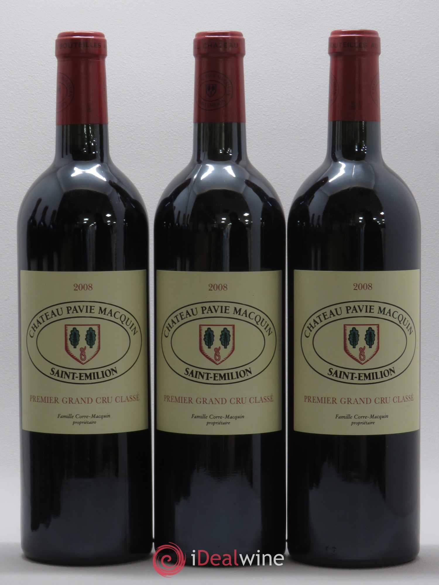 Château Pavie Macquin 1er Grand Cru Classé B 2008 - Lot de 6 bouteilles - 1
