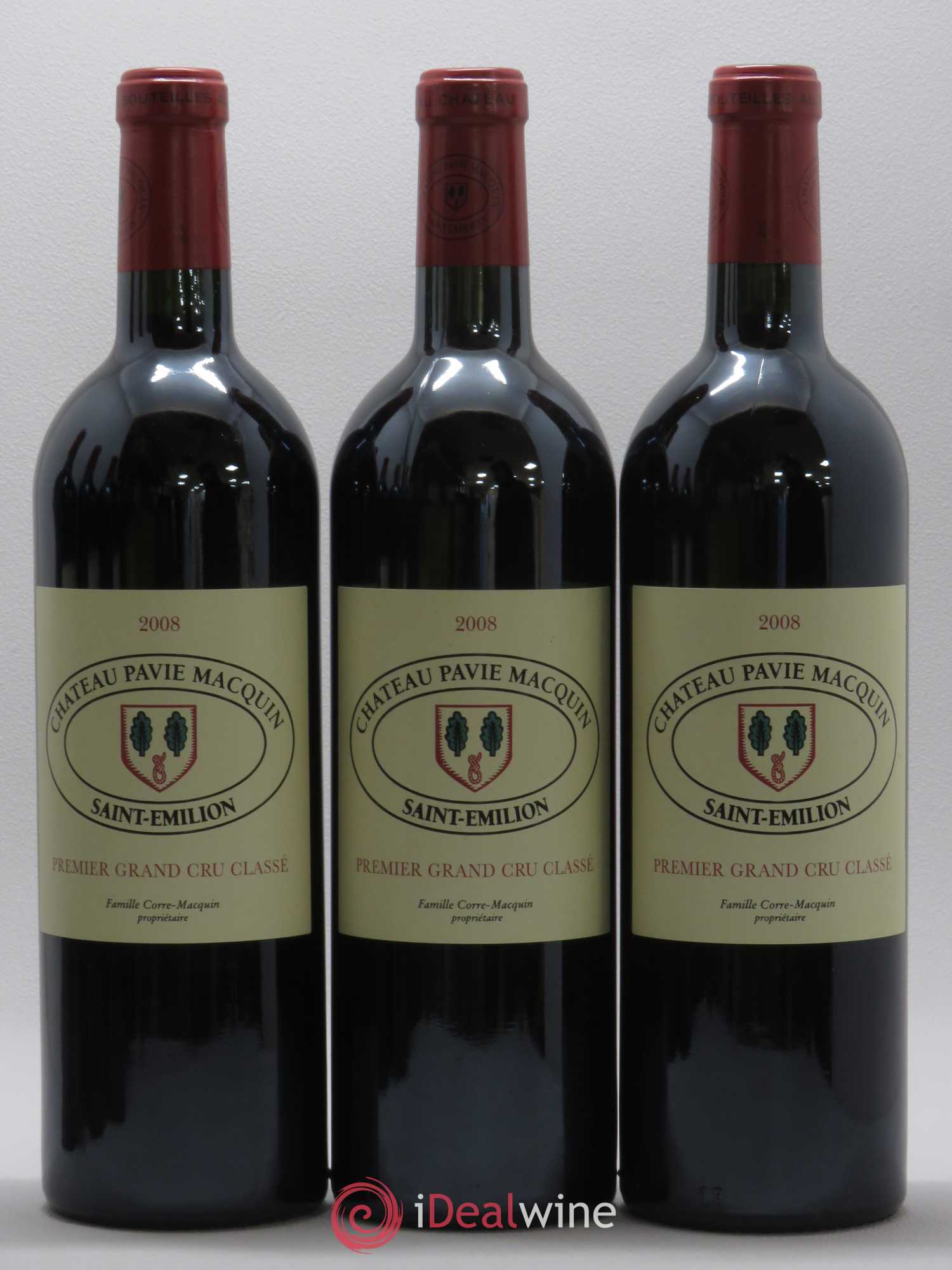 Château Pavie Macquin 1er Grand Cru Classé B 2008 - Lot de 6 bouteilles - 2