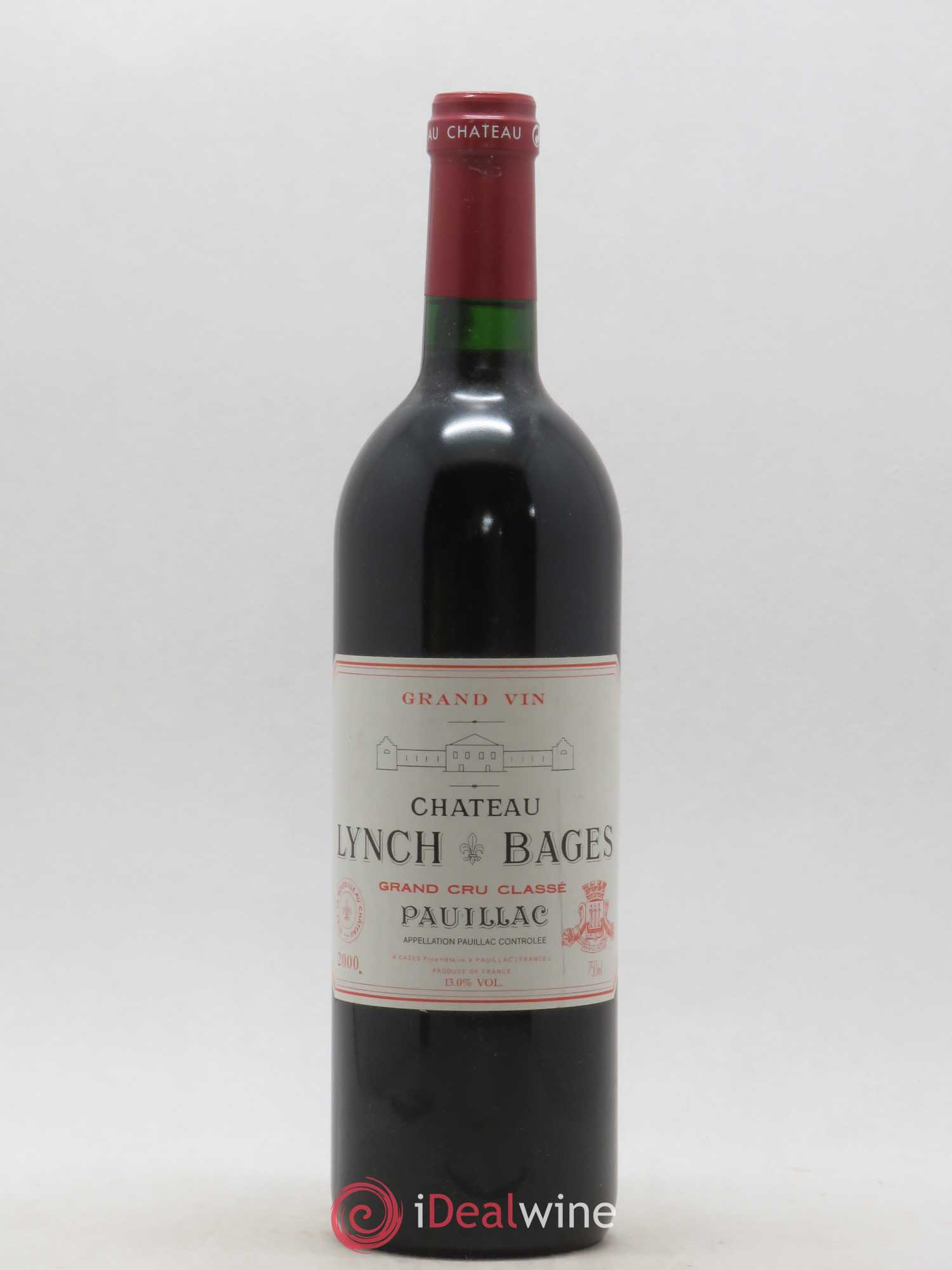 Château Lynch Bages 5ème Grand Cru Classé 2000 - Lot de 1 bouteille - 0