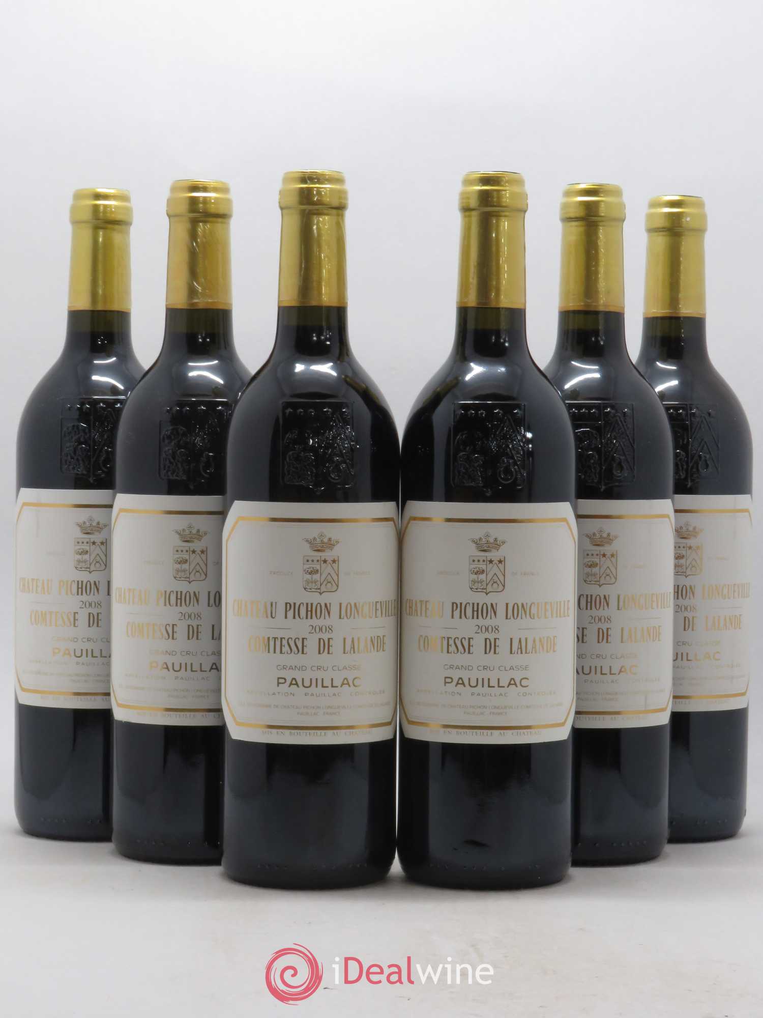 Château Pichon Longueville Comtesse de Lalande 2ème Grand Cru Classé 2008 - Lot de 6 bouteilles - 0