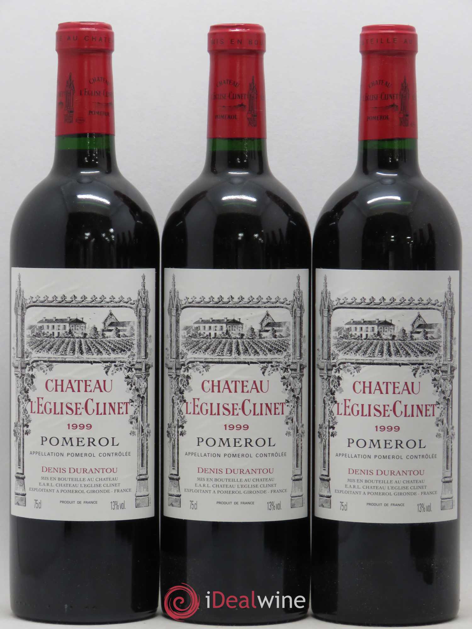 Château l' Église Clinet 1999 - Lot de 6 bouteilles - 1