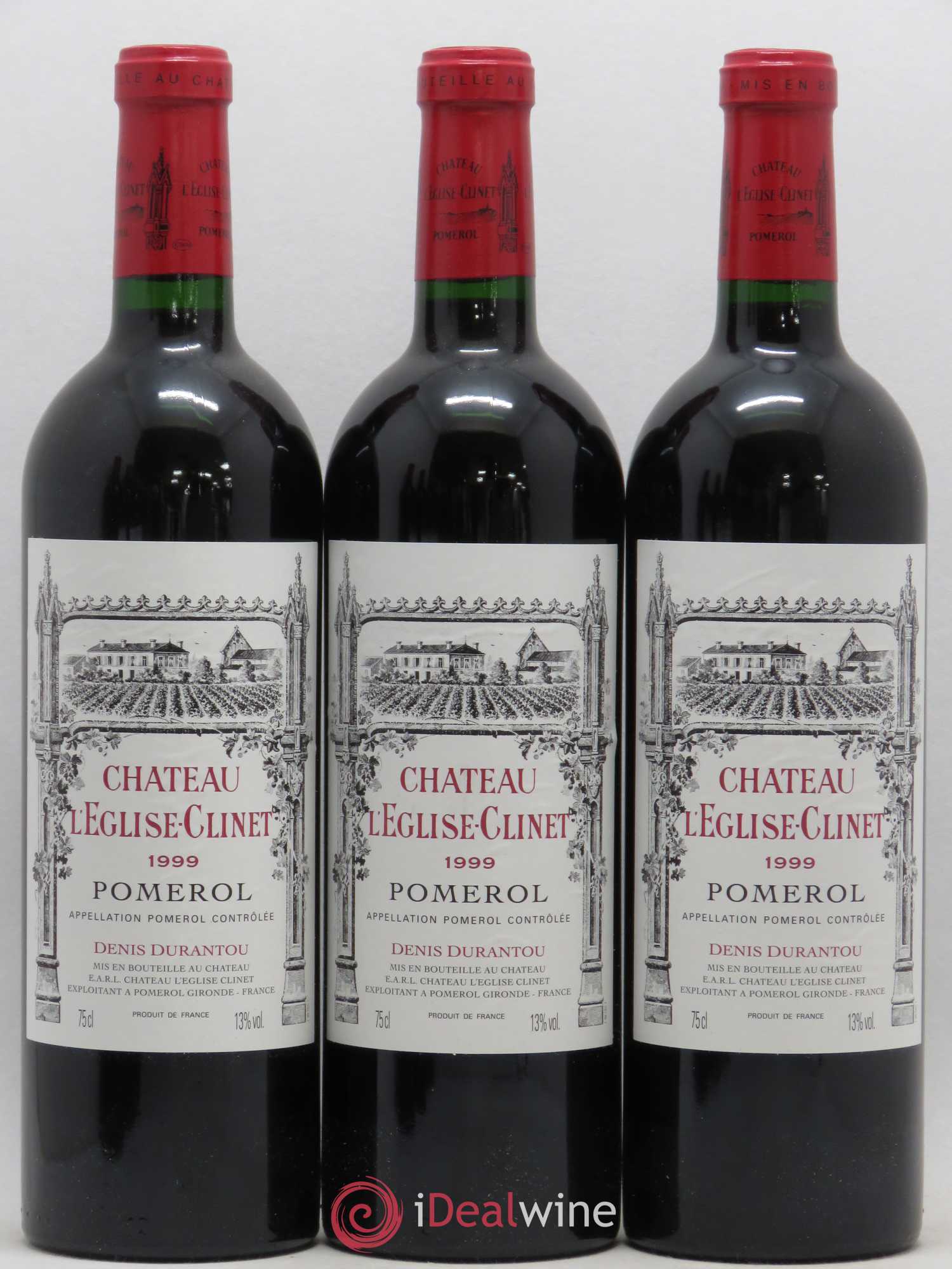 Château l' Église Clinet 1999 - Lot de 6 bouteilles - 2