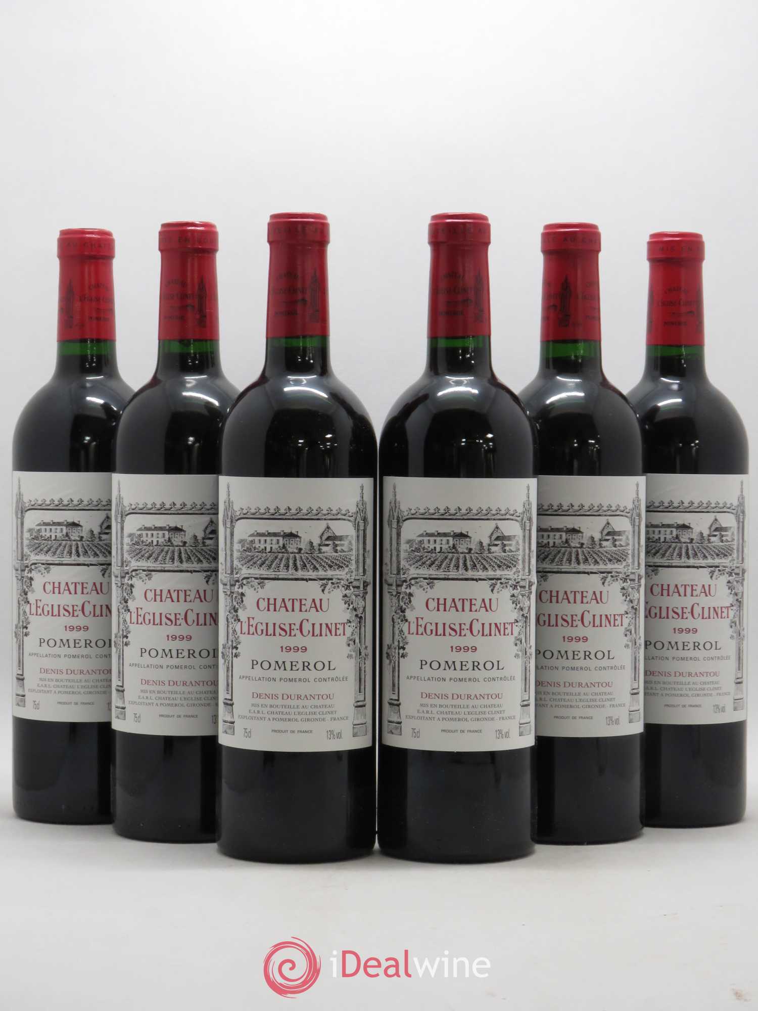 Château l' Église Clinet 1999 - Lot de 6 bouteilles - 0