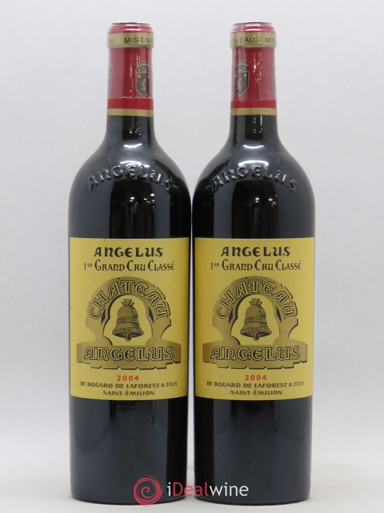 Château Angélus 1er Grand Cru Classé A 2004 - Lot de 2 bouteilles - 0