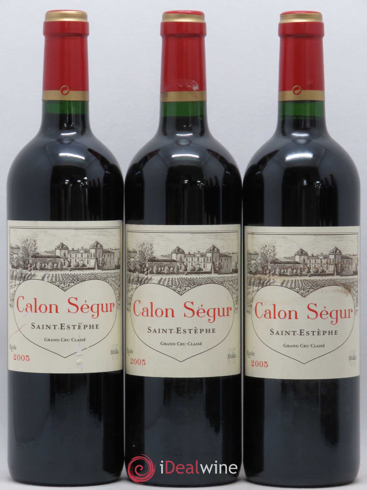 Château Calon Ségur 3ème Grand Cru Classé 2005 - Lot de 6 bouteilles - 1