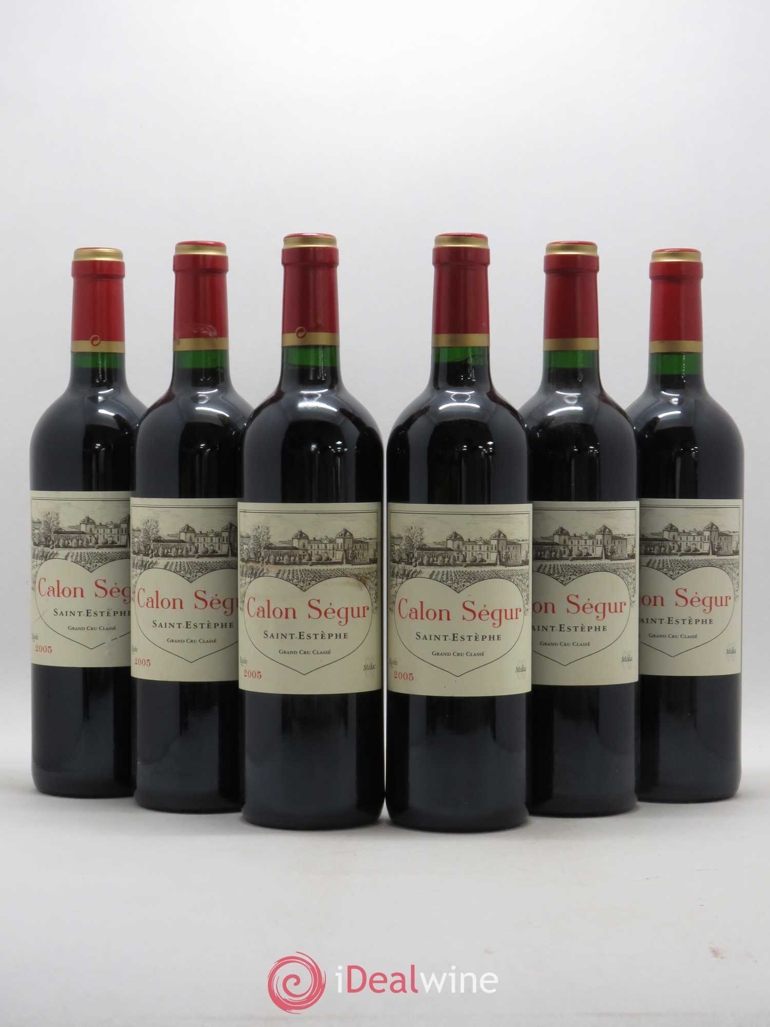 Château Calon Ségur 3ème Grand Cru Classé 2005 - Lot de 6 bouteilles - 0