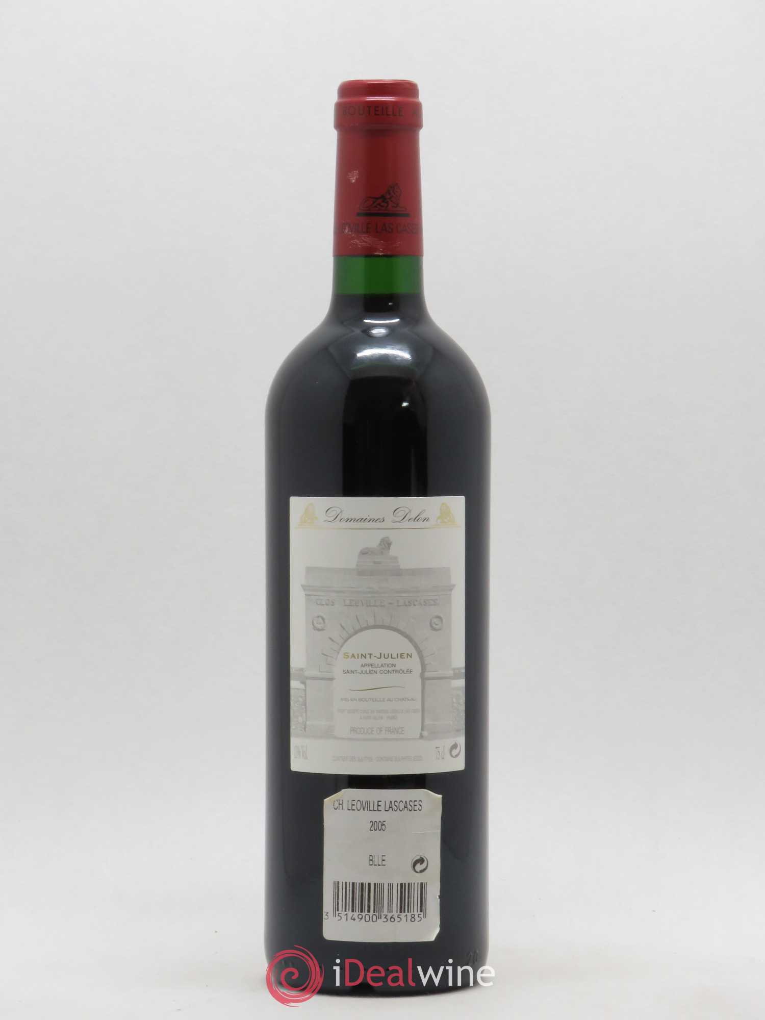 Château Léoville Las Cases 2ème Grand Cru Classé 2005 - Lot de 1 bouteille - 1