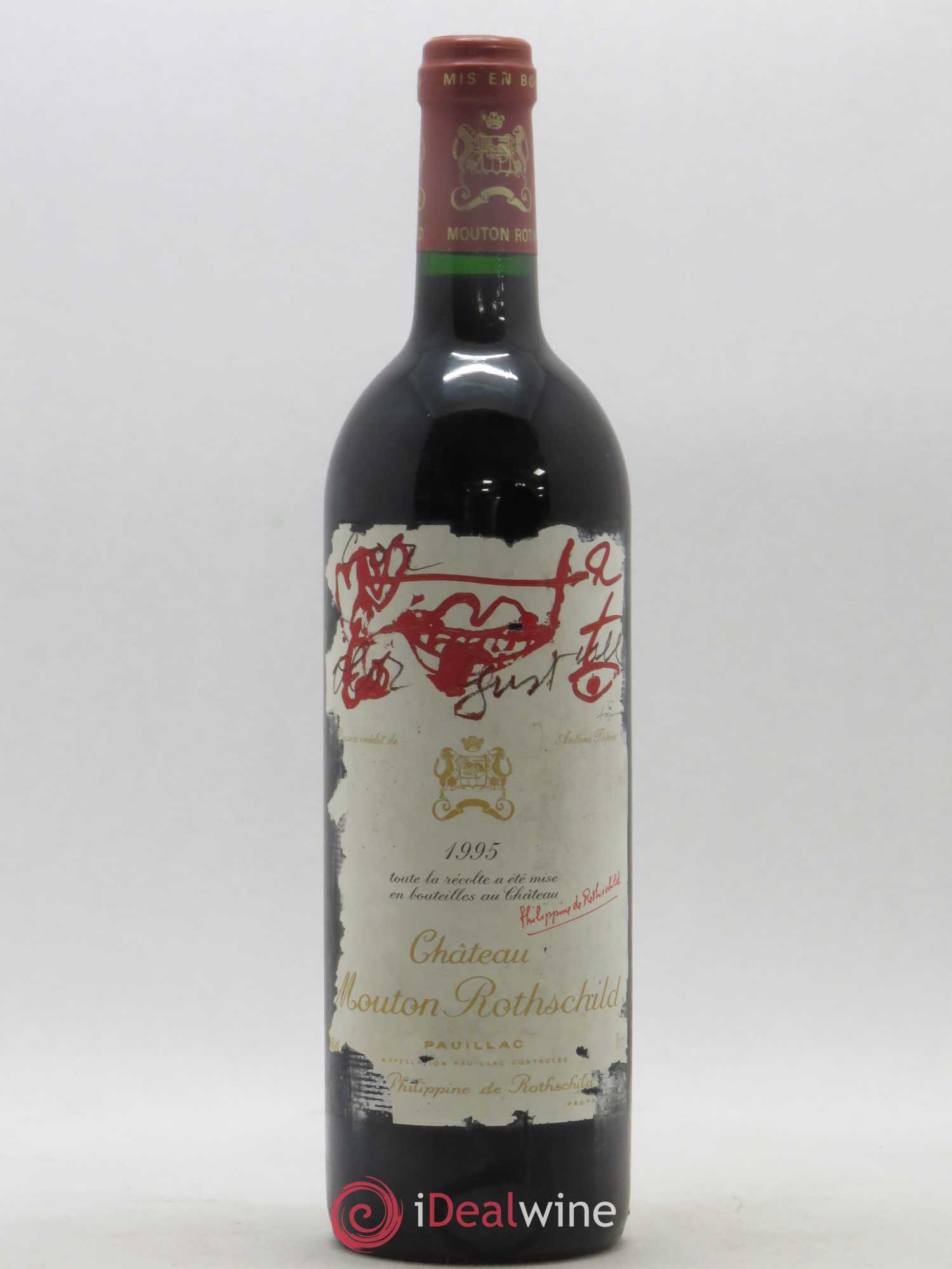 Château Mouton Rothschild 1er Grand Cru Classé 1995 - Lot de 1 bouteille - 0