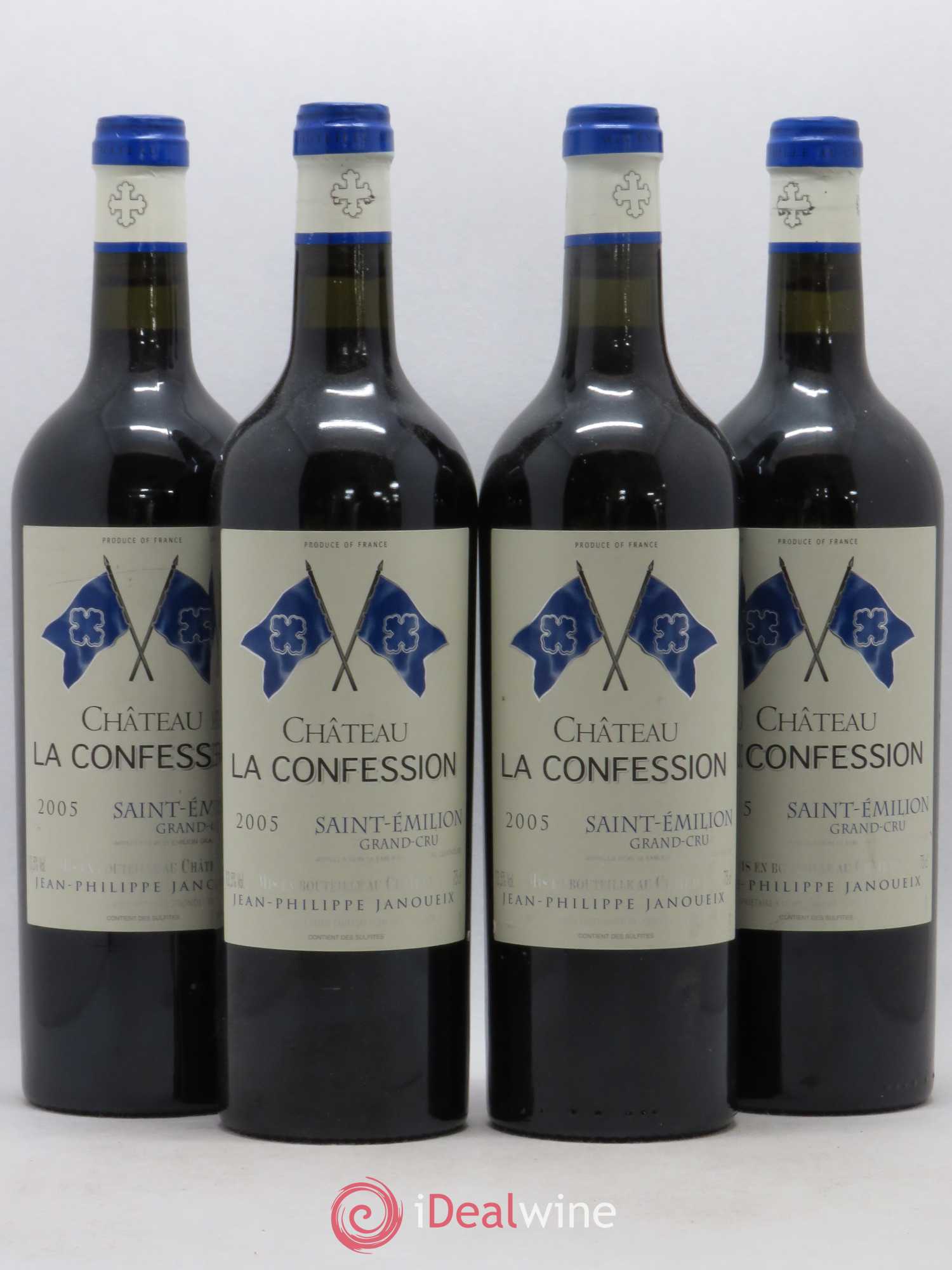 Château La Confession 2005 - Lot de 4 bouteilles - 0