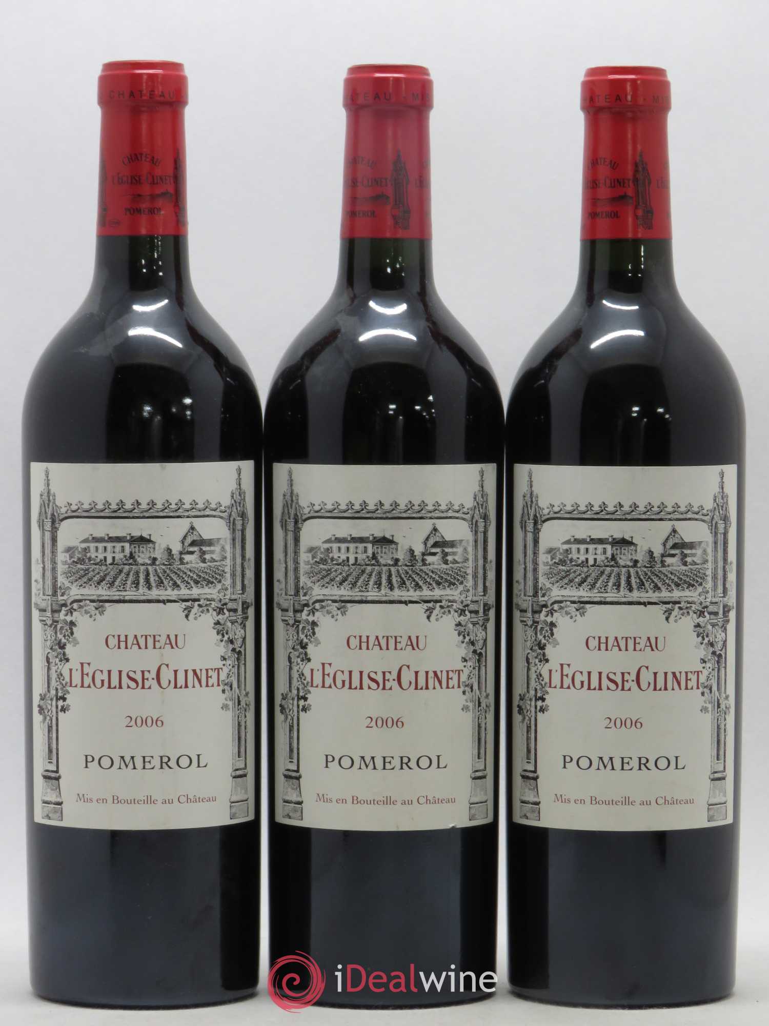 Château l' Église Clinet 2006 - Lot de 3 bouteilles - 0