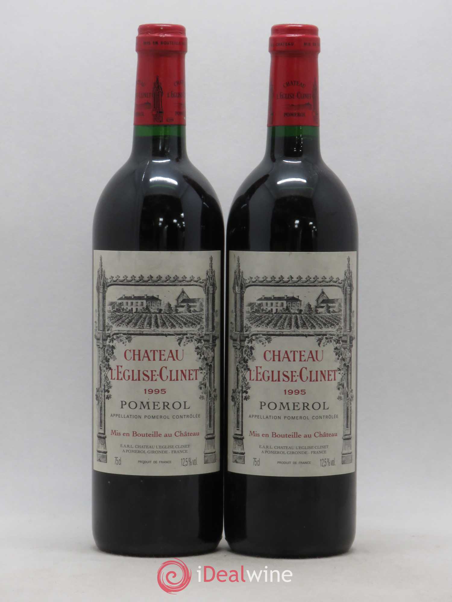 Château l' Église Clinet 1995 - Lot de 2 bouteilles - 0