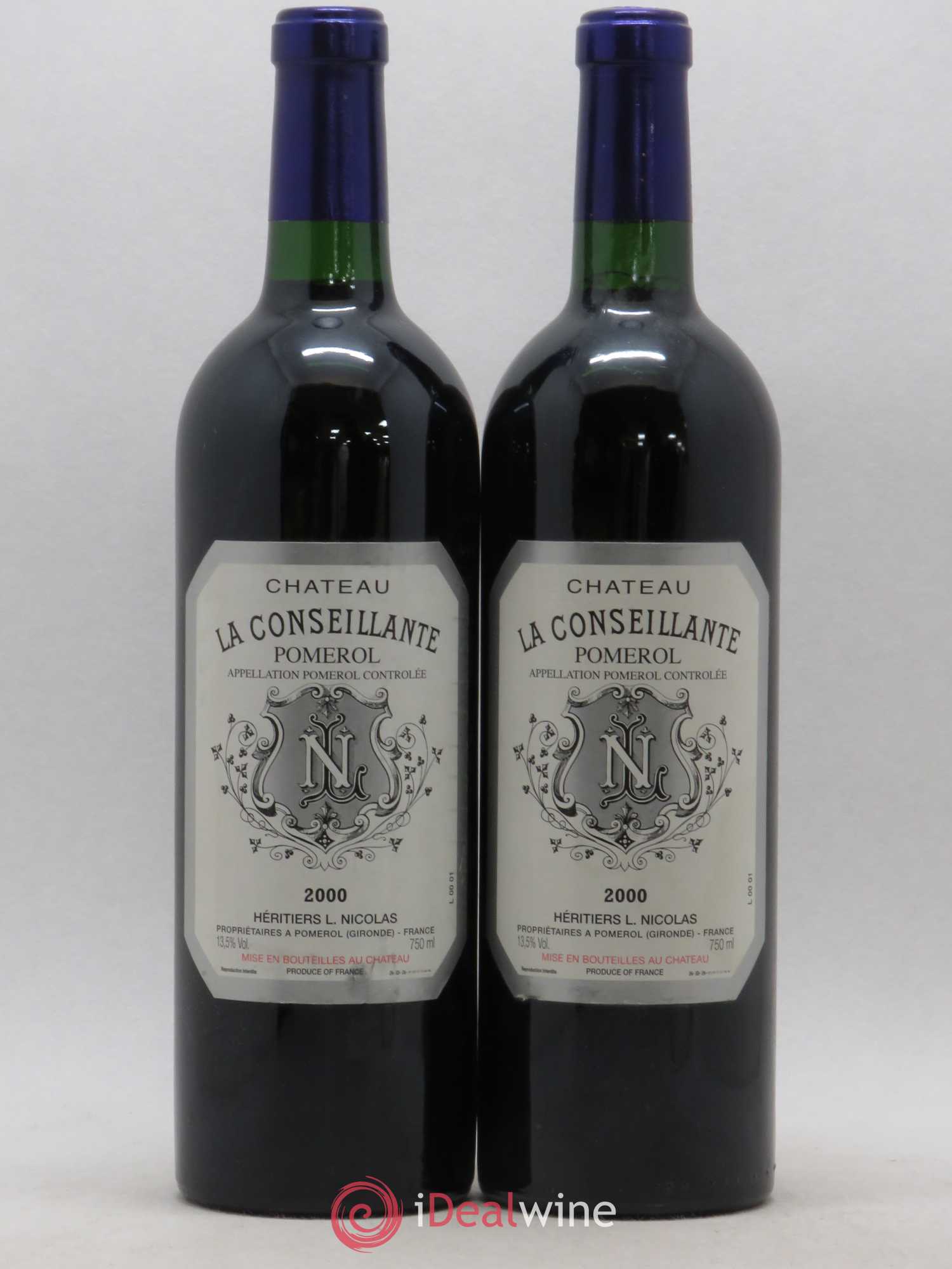 Château la Conseillante 2000 - Lot de 2 bouteilles - 0