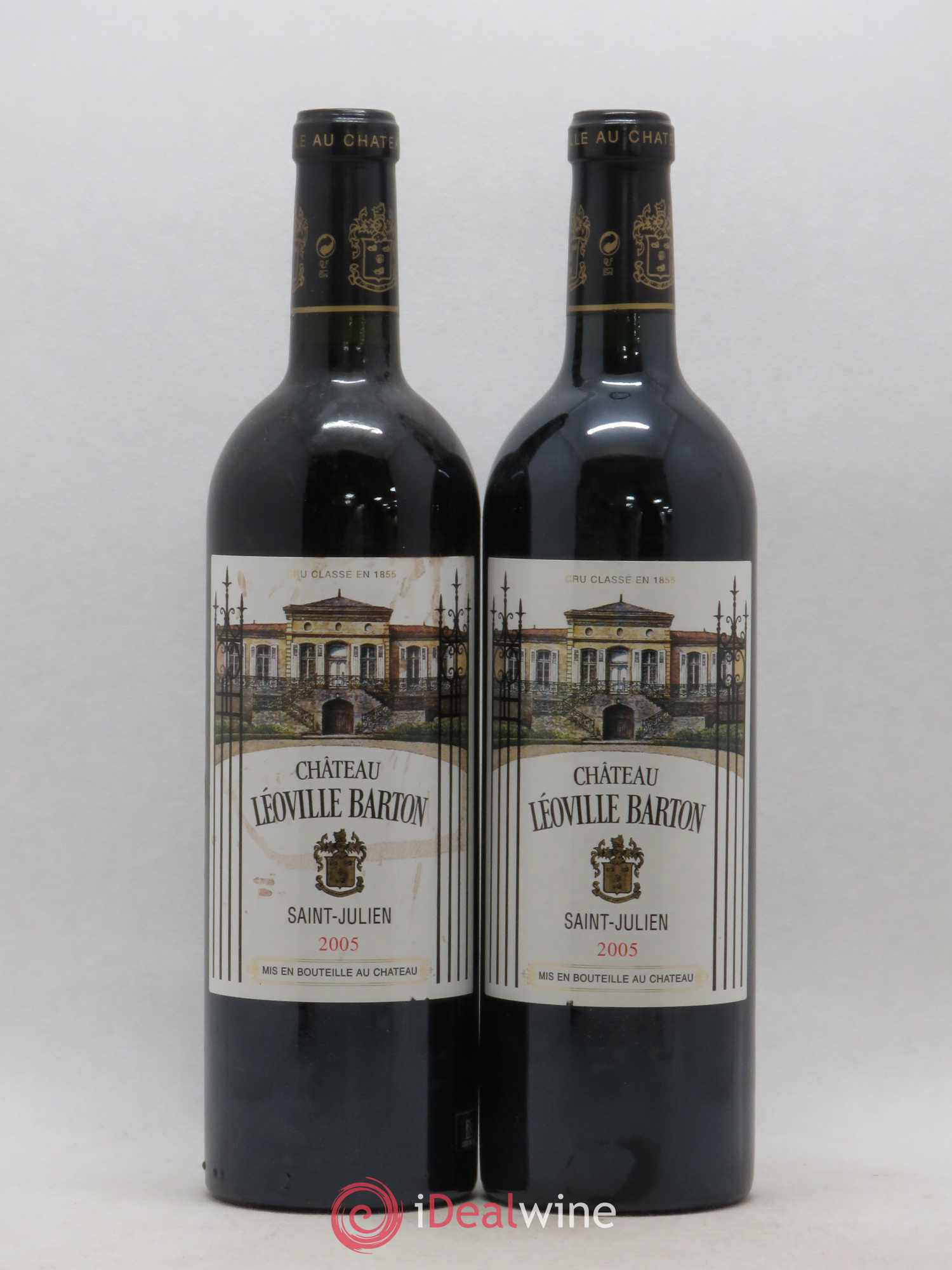 Château Léoville Barton 2ème Grand Cru Classé 2005 - Lot de 2 bouteilles - 0