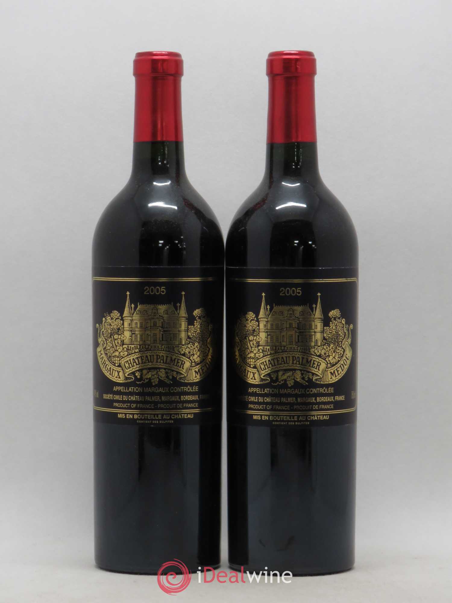 Château Palmer 3ème Grand Cru Classé 2005 - Lot de 2 bouteilles - 0