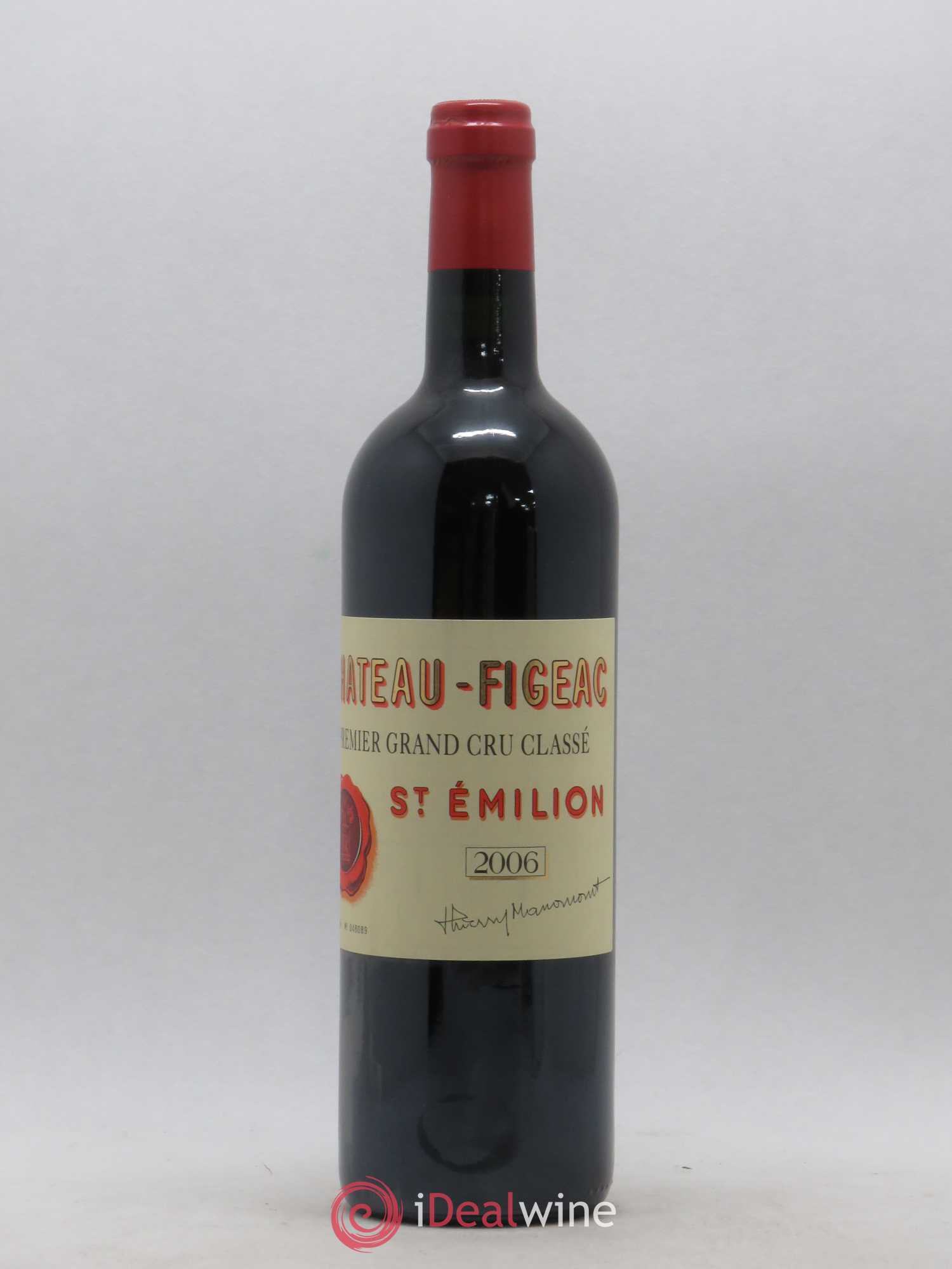Château Figeac 1er Grand Cru Classé A 2006 - Lot de 1 bouteille - 0