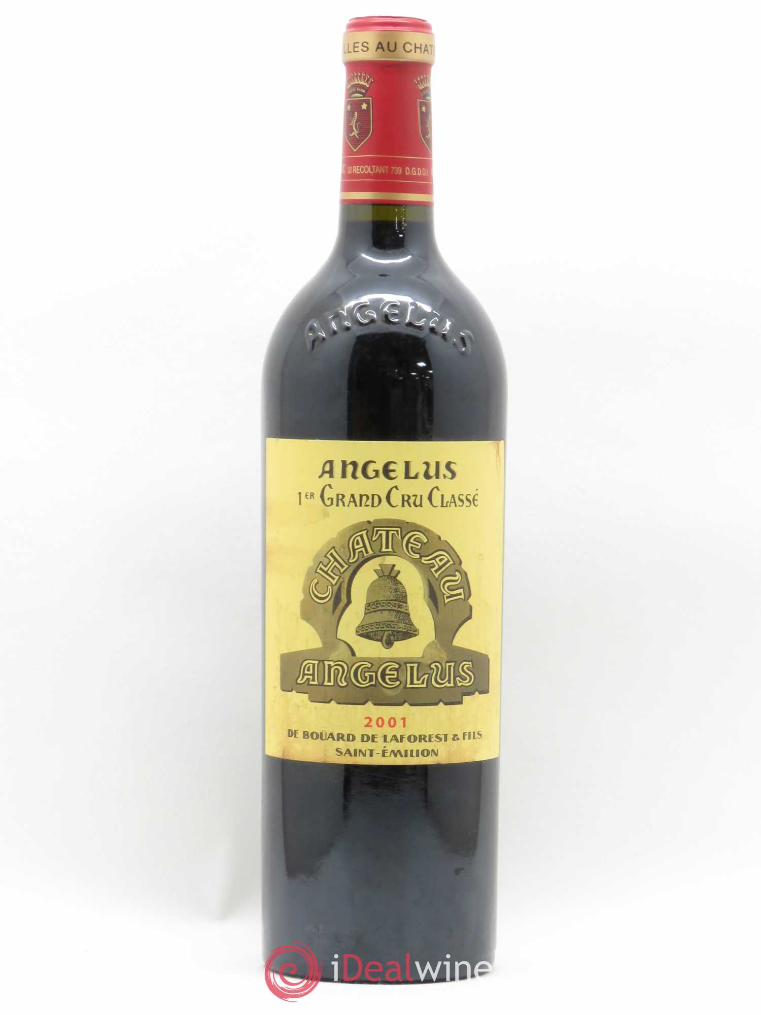 Château Angélus 1er Grand Cru Classé A 2001 - Lot de 1 bouteille - 0