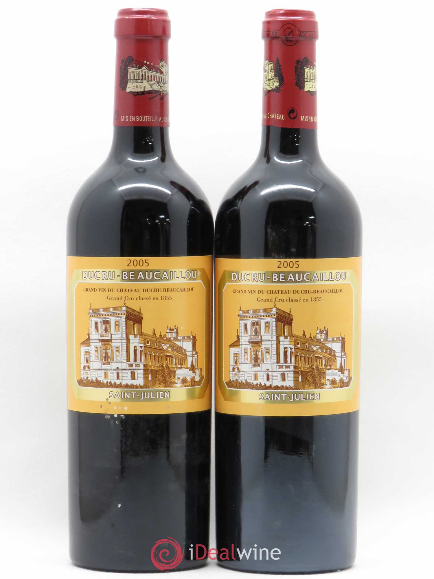 Château Ducru Beaucaillou 2ème Grand Cru Classé 2005 - Lot de 2 bouteilles - 0