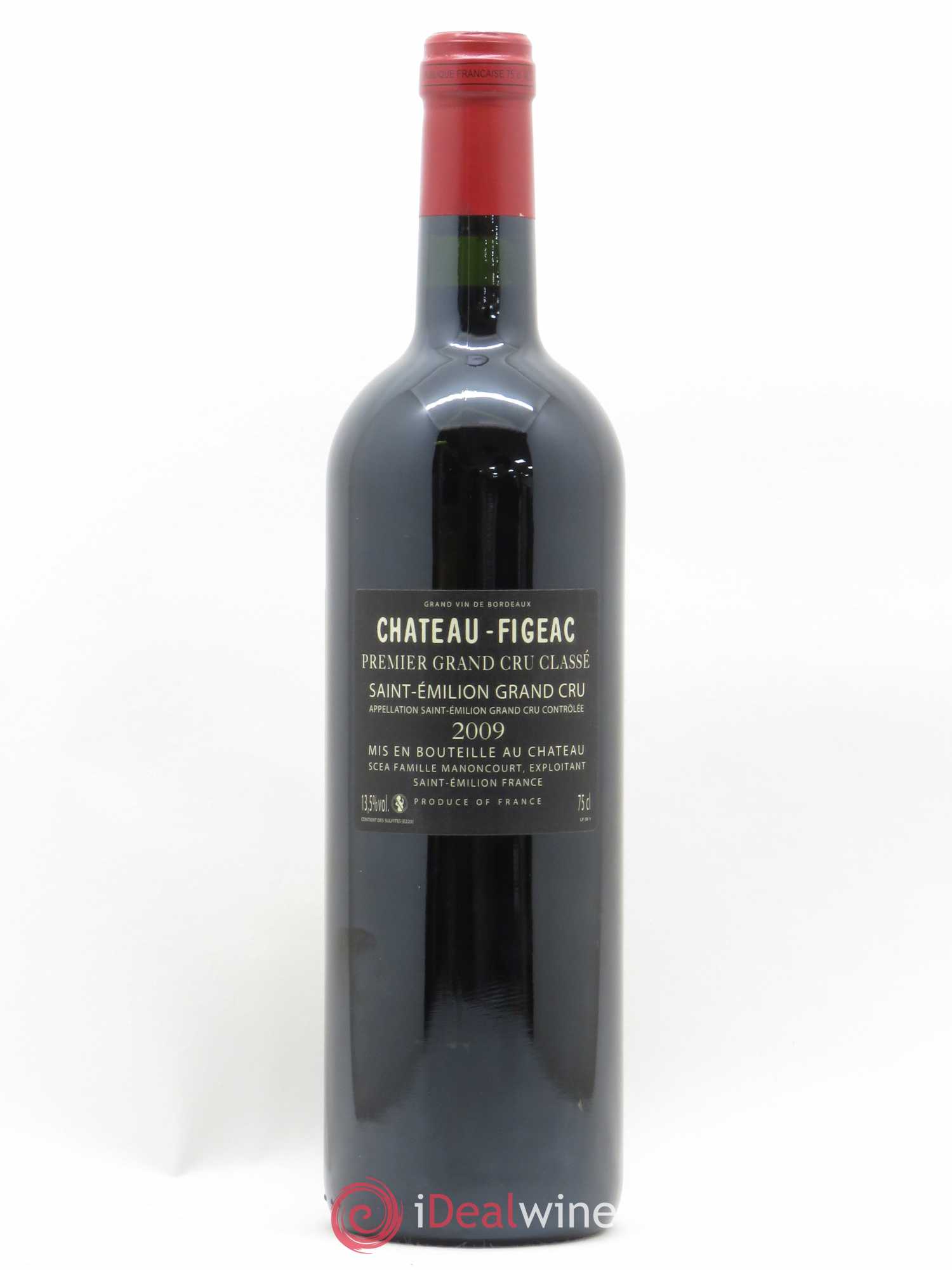 Château Figeac 1er Grand Cru Classé A 2009 - Lot de 1 bouteille - 1