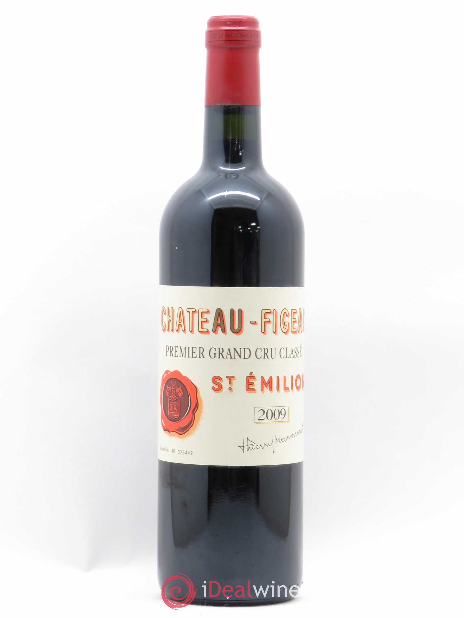 Château Figeac 1er Grand Cru Classé A 2009 - Lot de 1 bouteille - 0